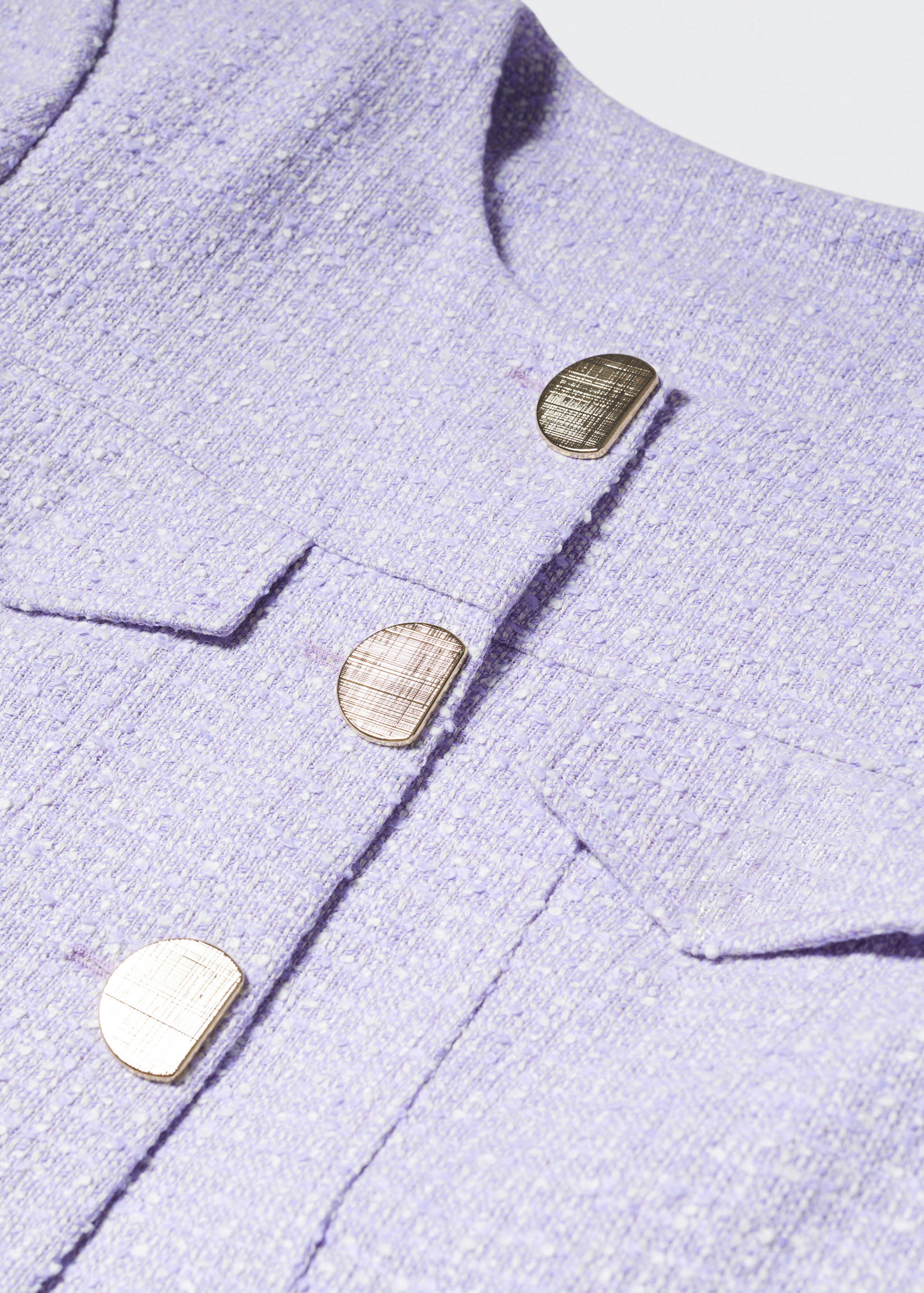 Jaqueta tweed botons metàl·lics - Detall de l'article 8