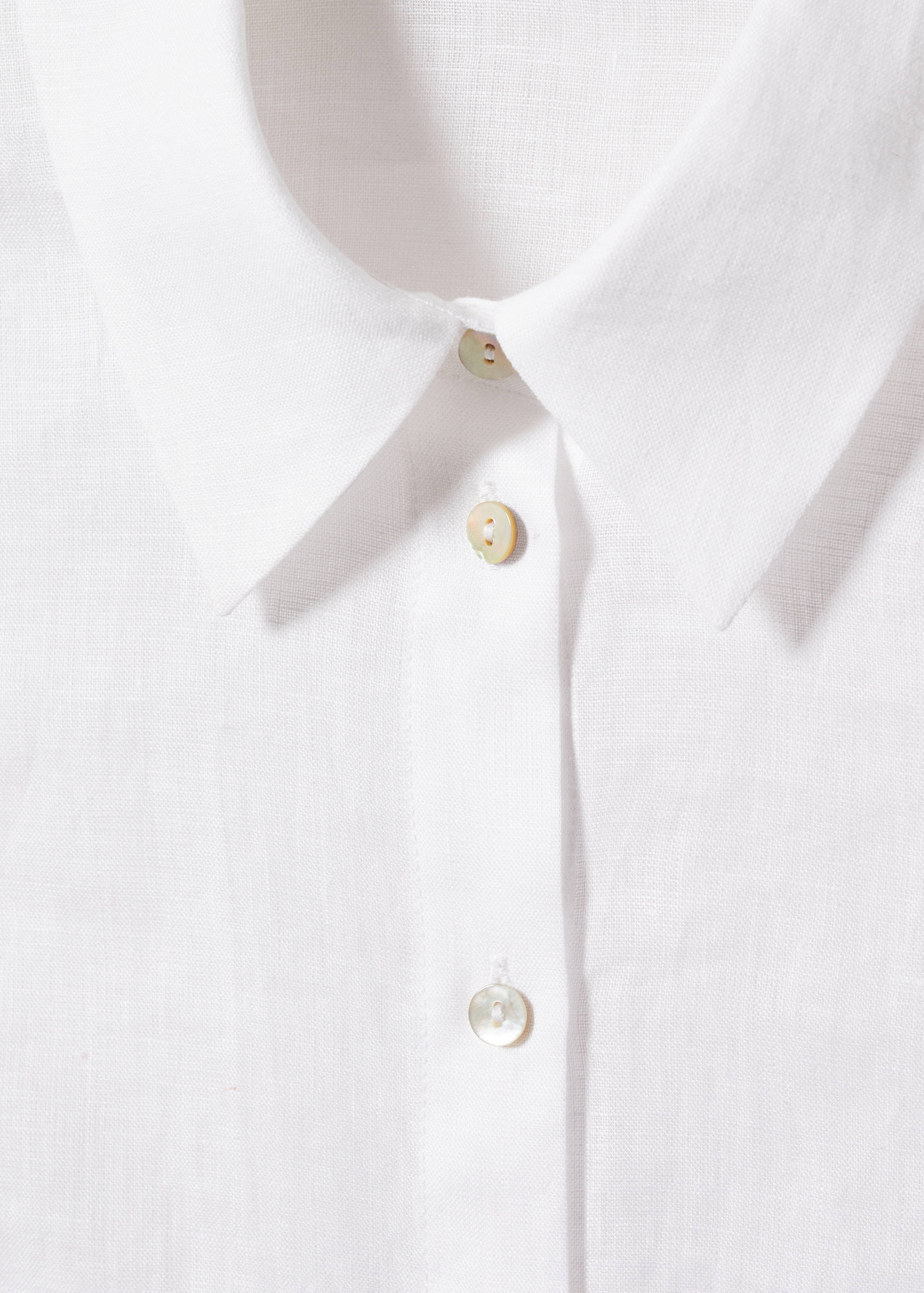 100% linen blouse - Details of the article 8