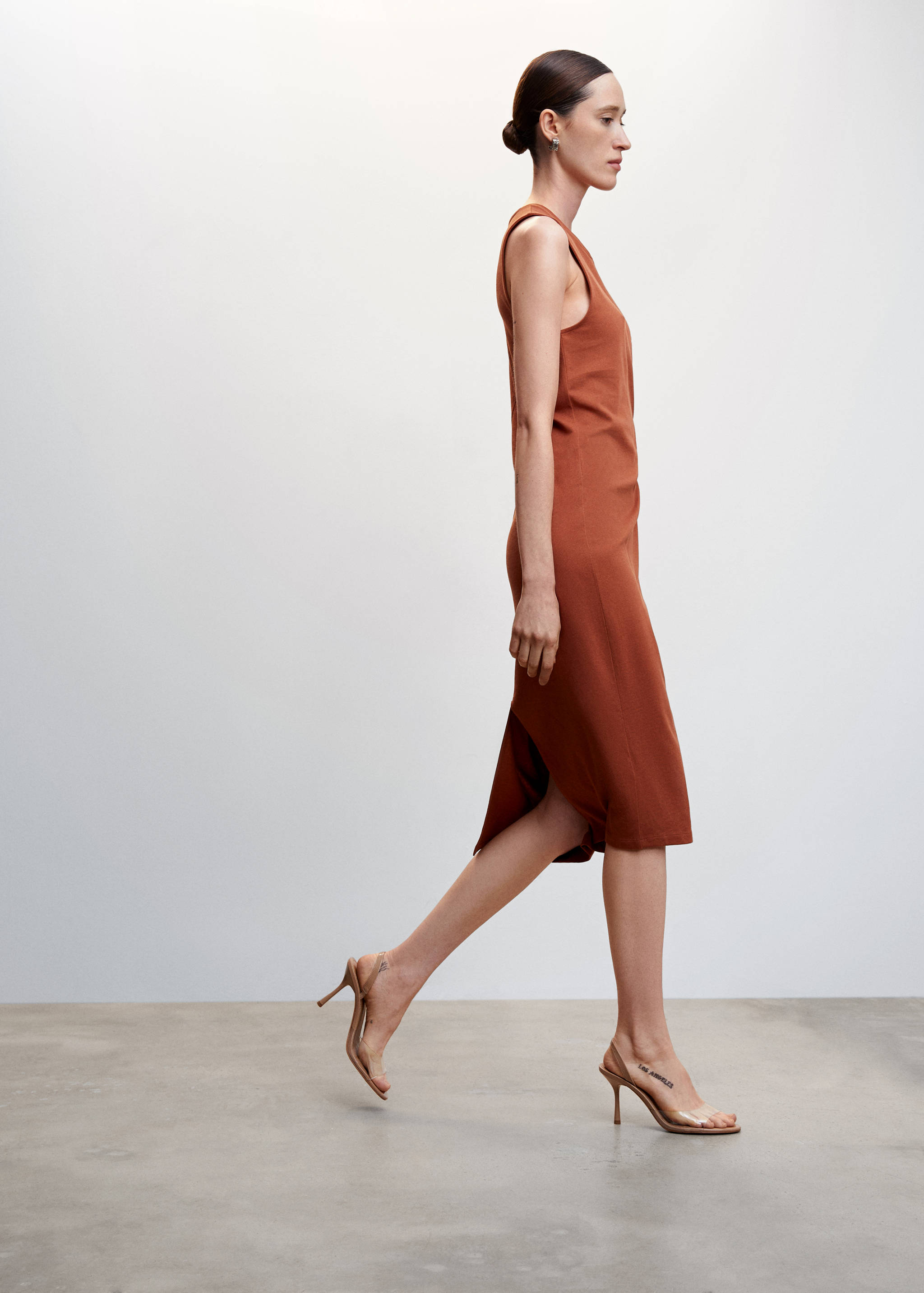 Bow cut-out detail dress - Details of the article 2