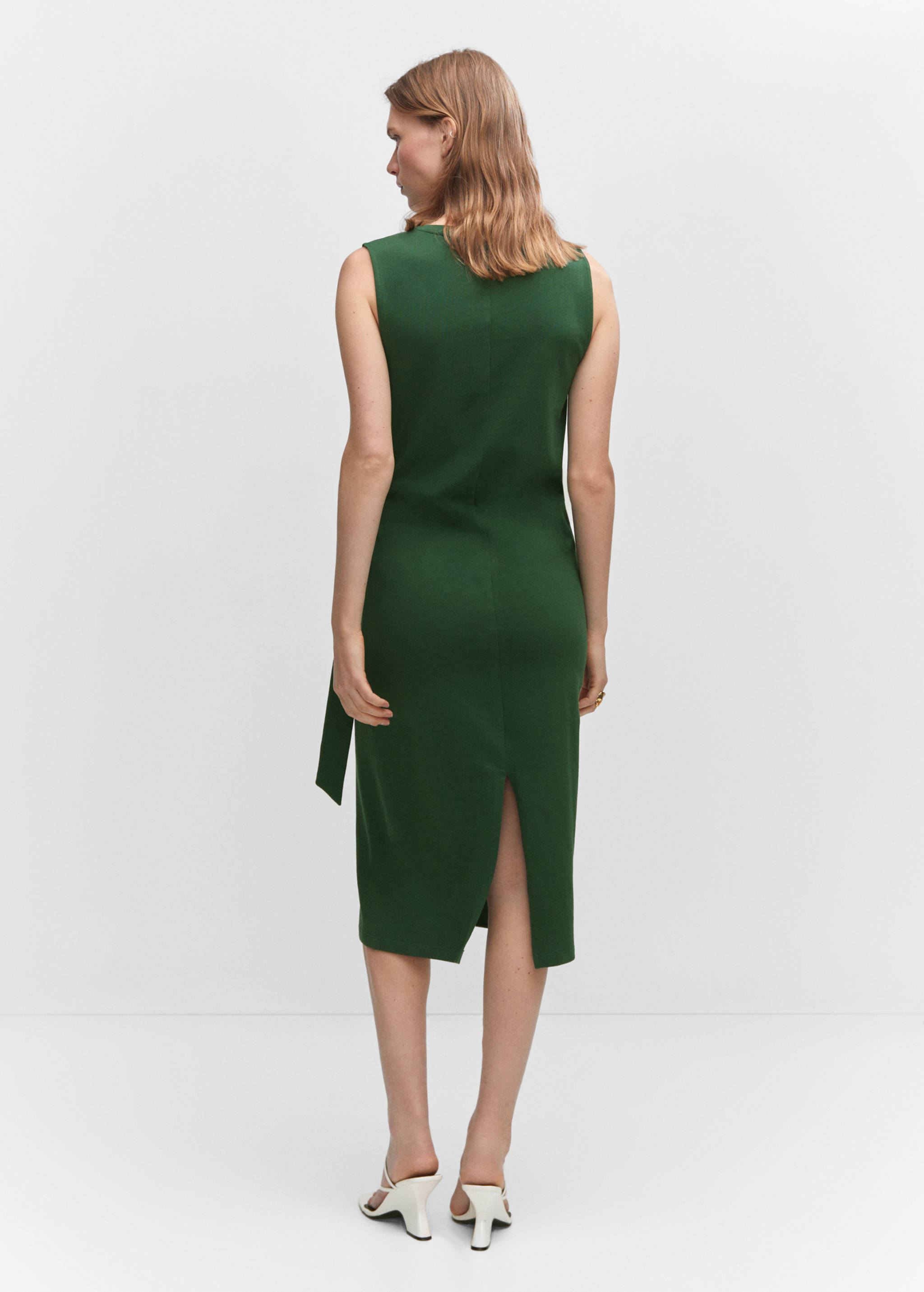 Bow cut-out detail dress - Reverse of the article