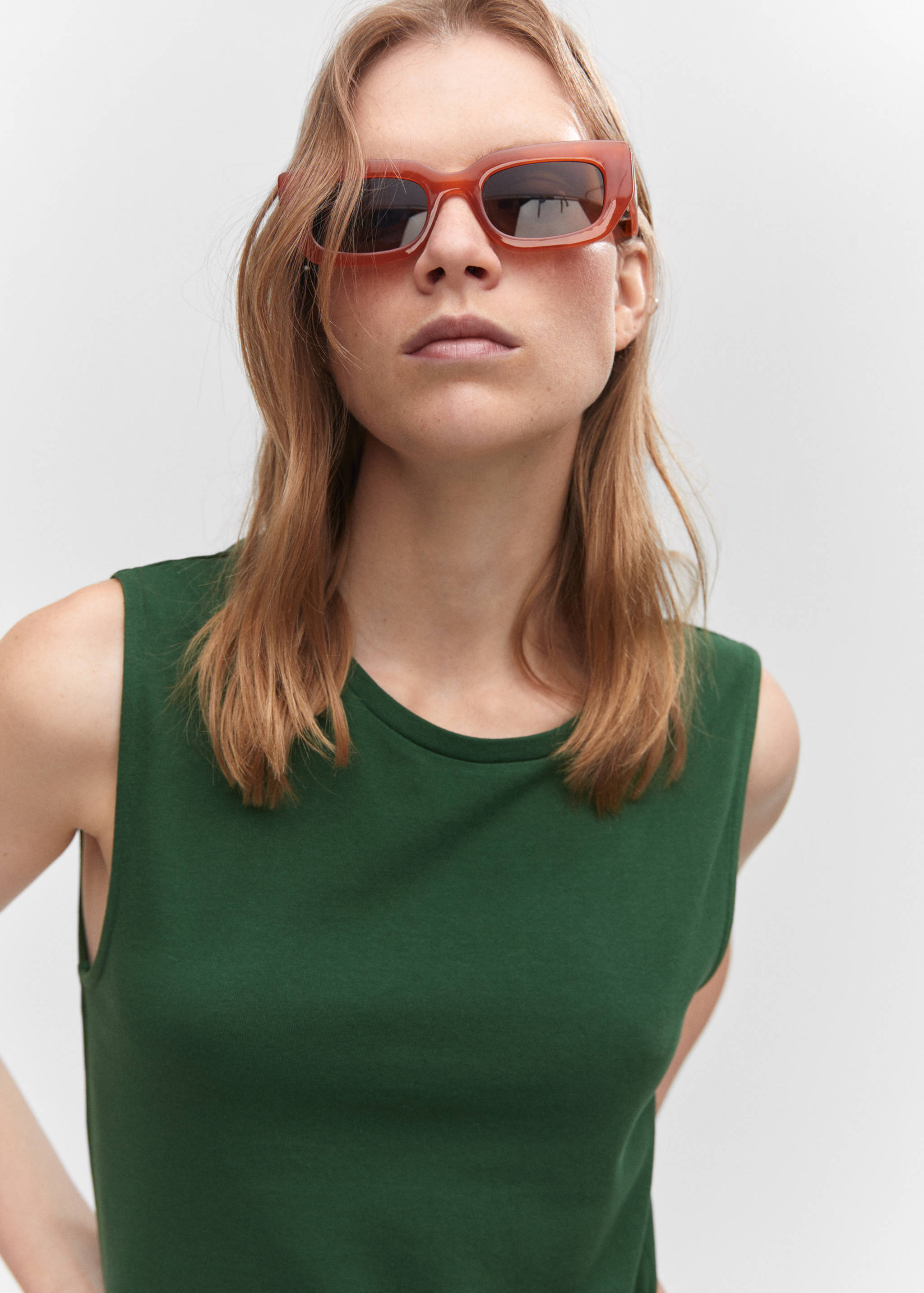 Bow cut-out detail dress - Details of the article 1