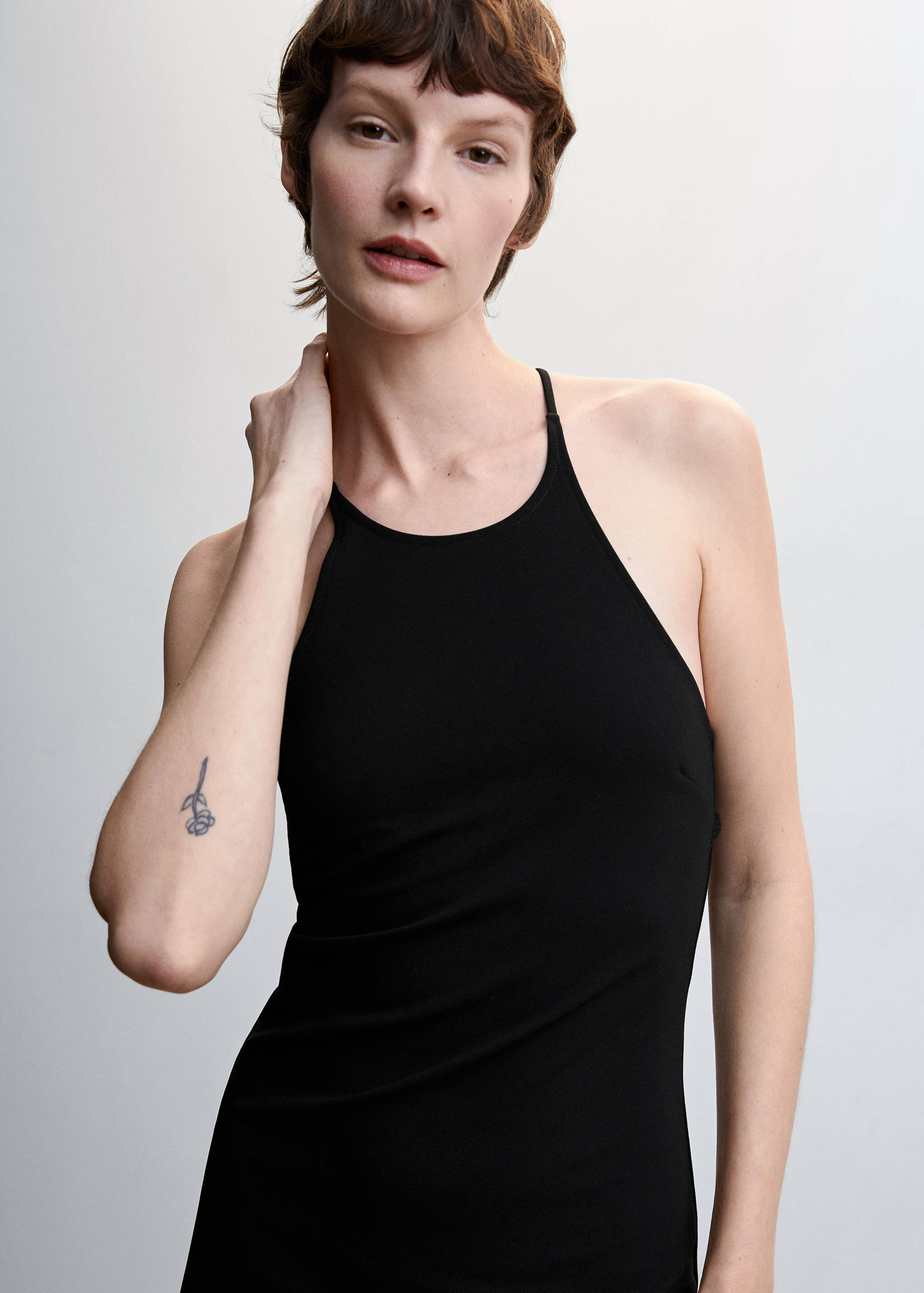 Wrap back dress - Details of the article 1