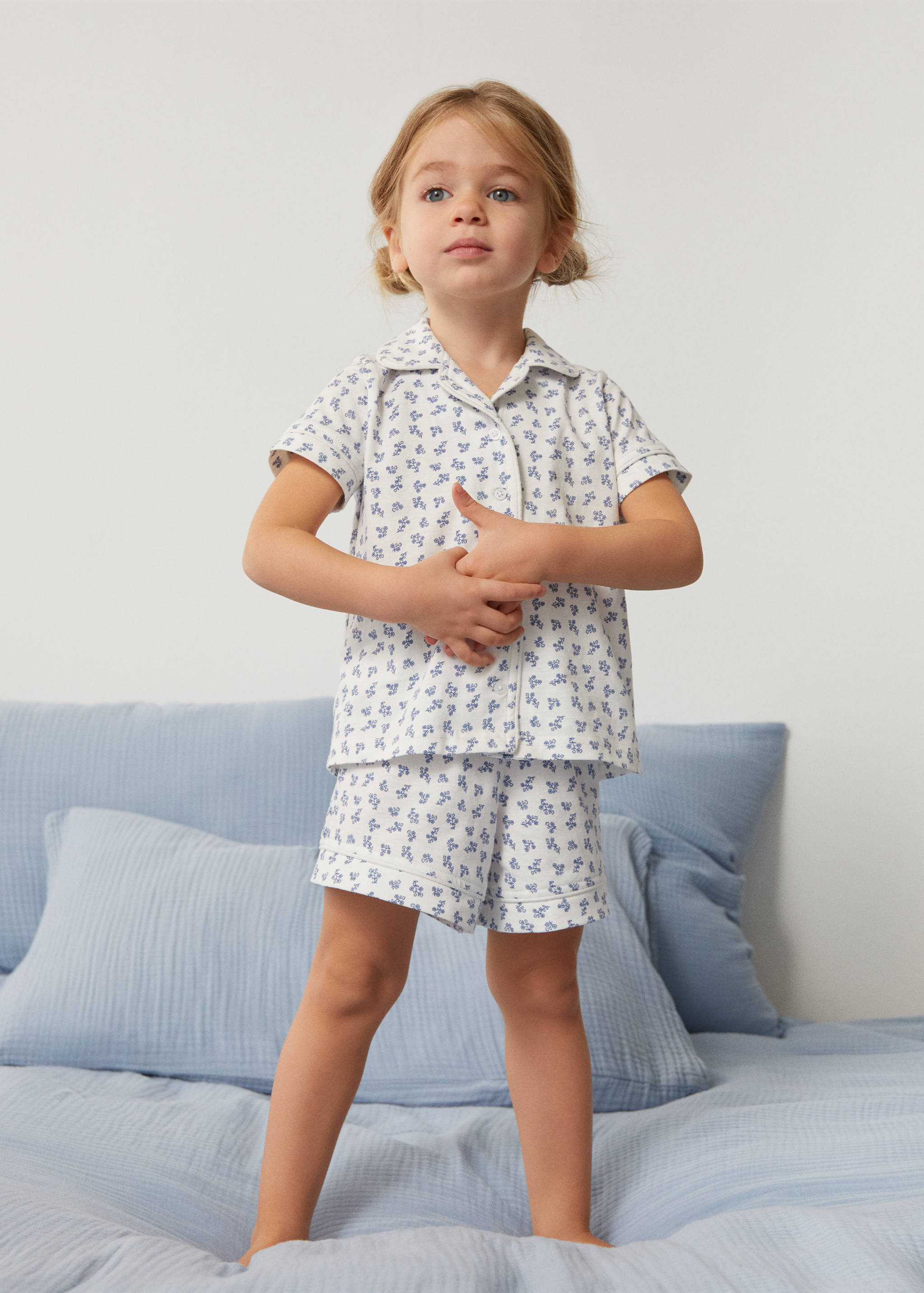 Short cotton pyjamas - General plane