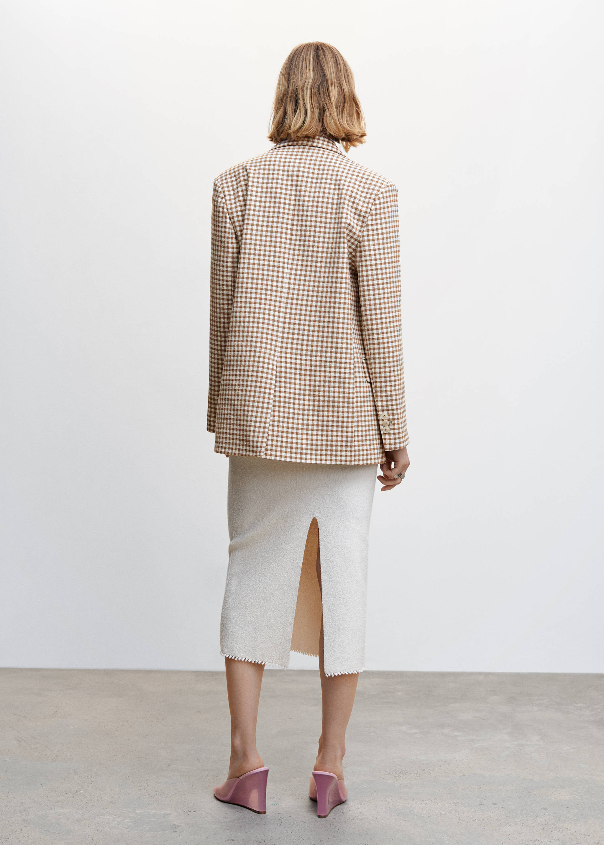 Americana cuadros vichy - Reverso del artículo