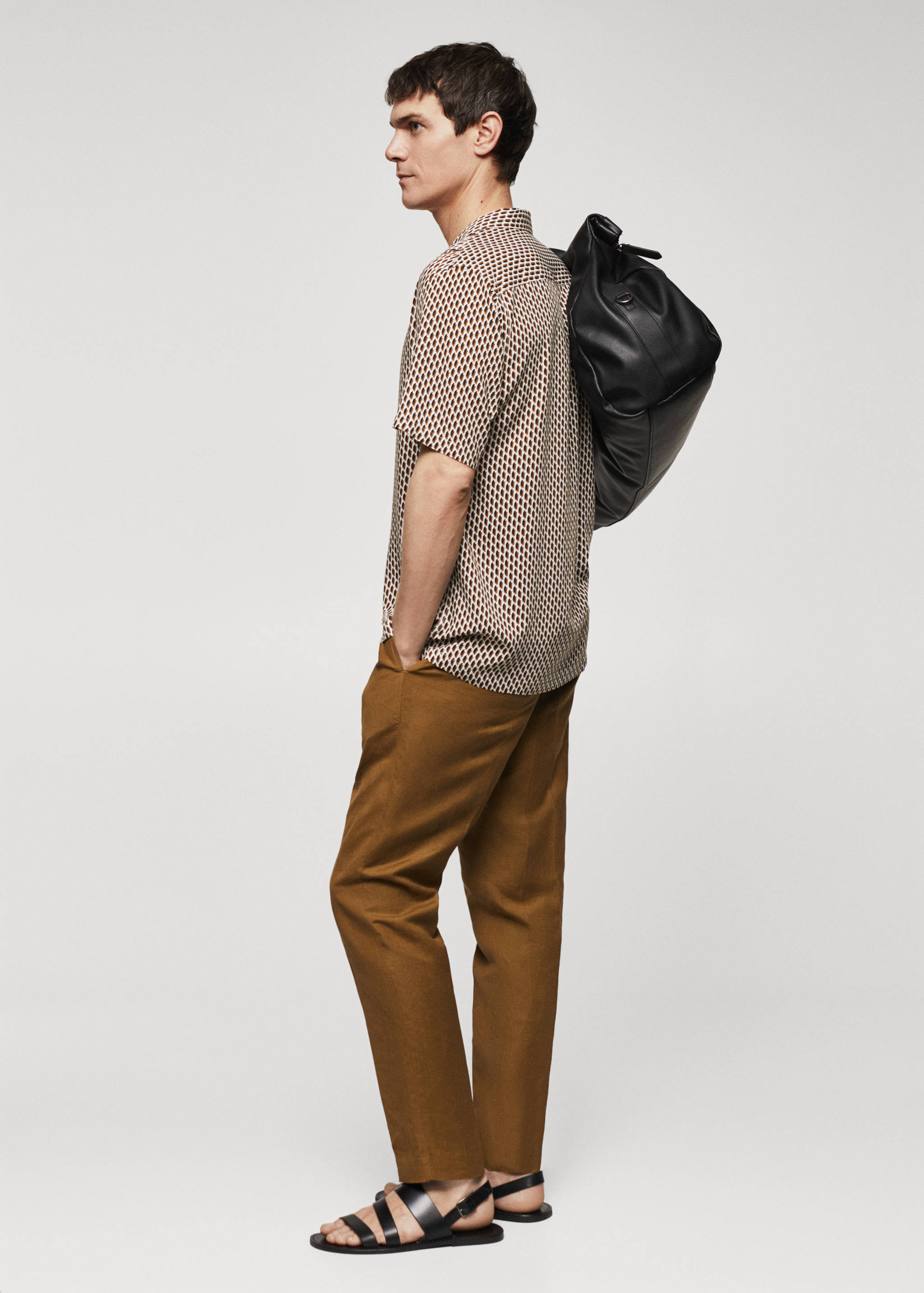 Printed short-sleeved shirt - Details of the article 2