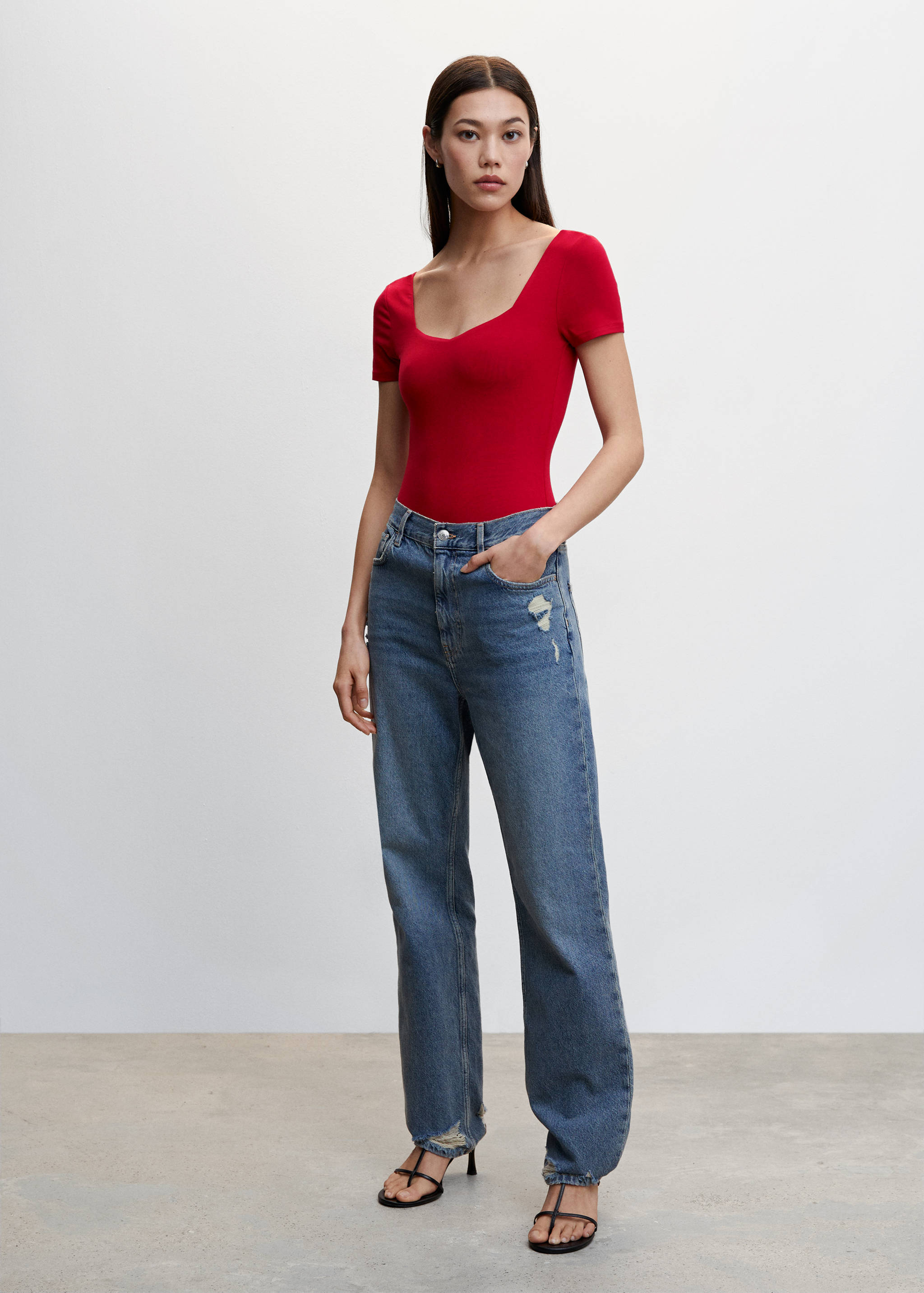 Body manches courtes - Plan général