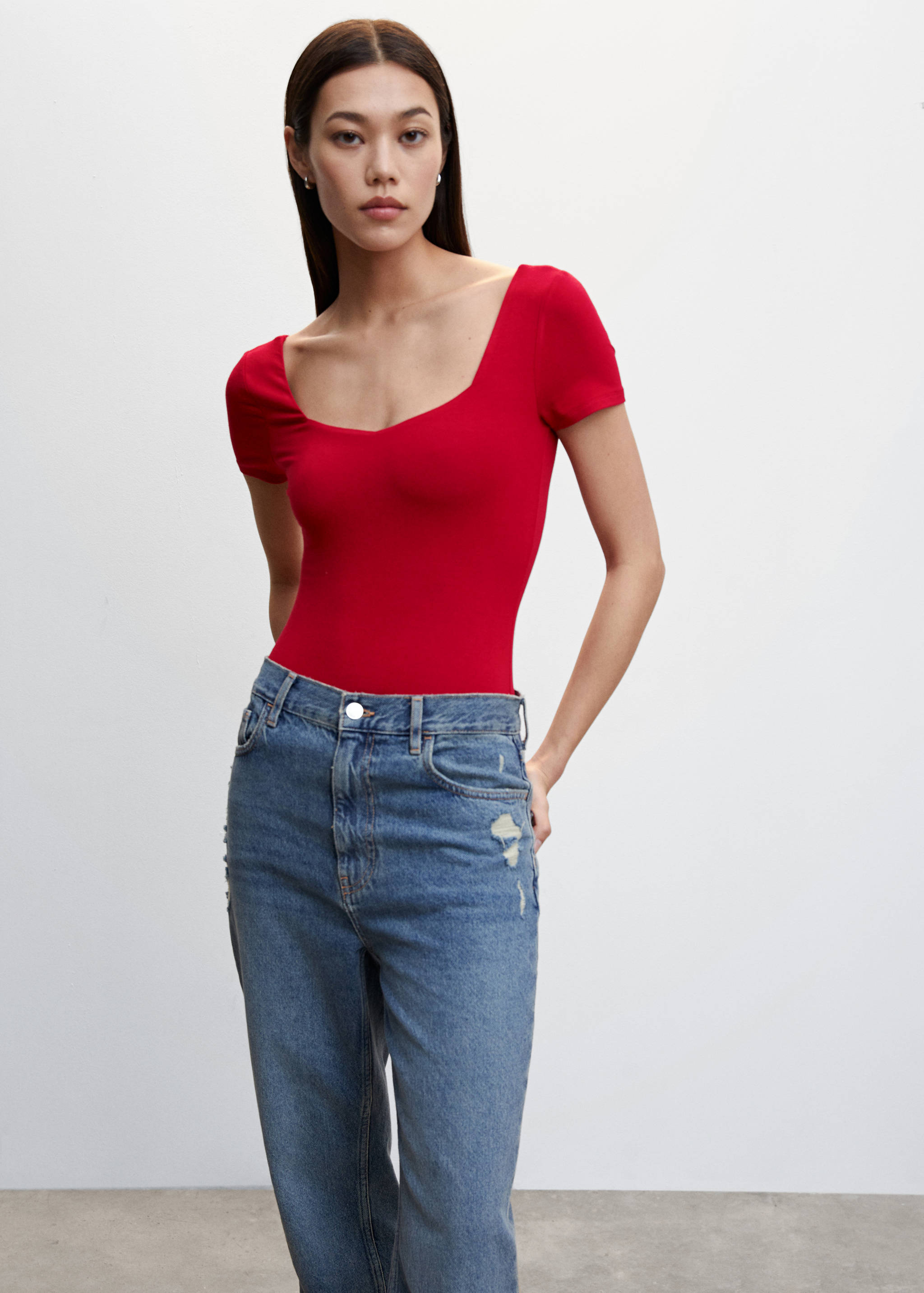 Body manches courtes - Plan moyen