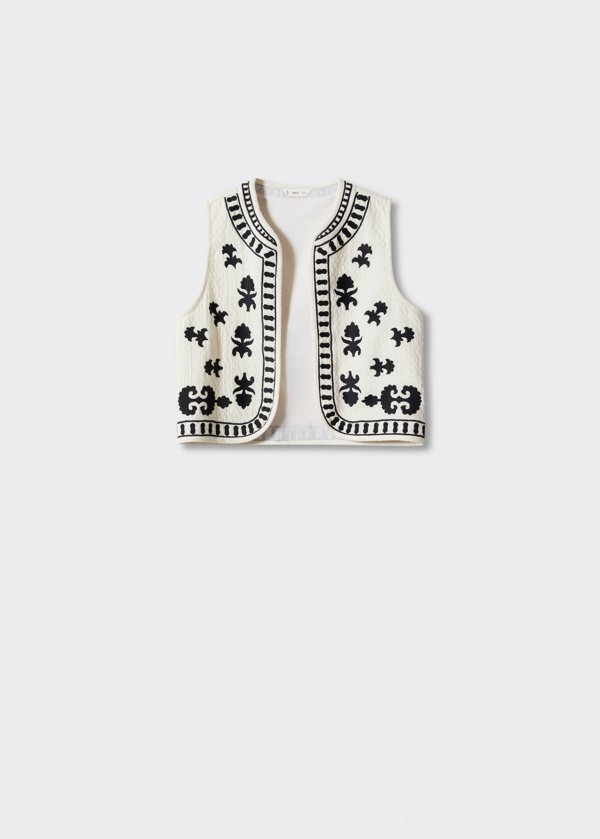 Embroidered gilet - Article without model