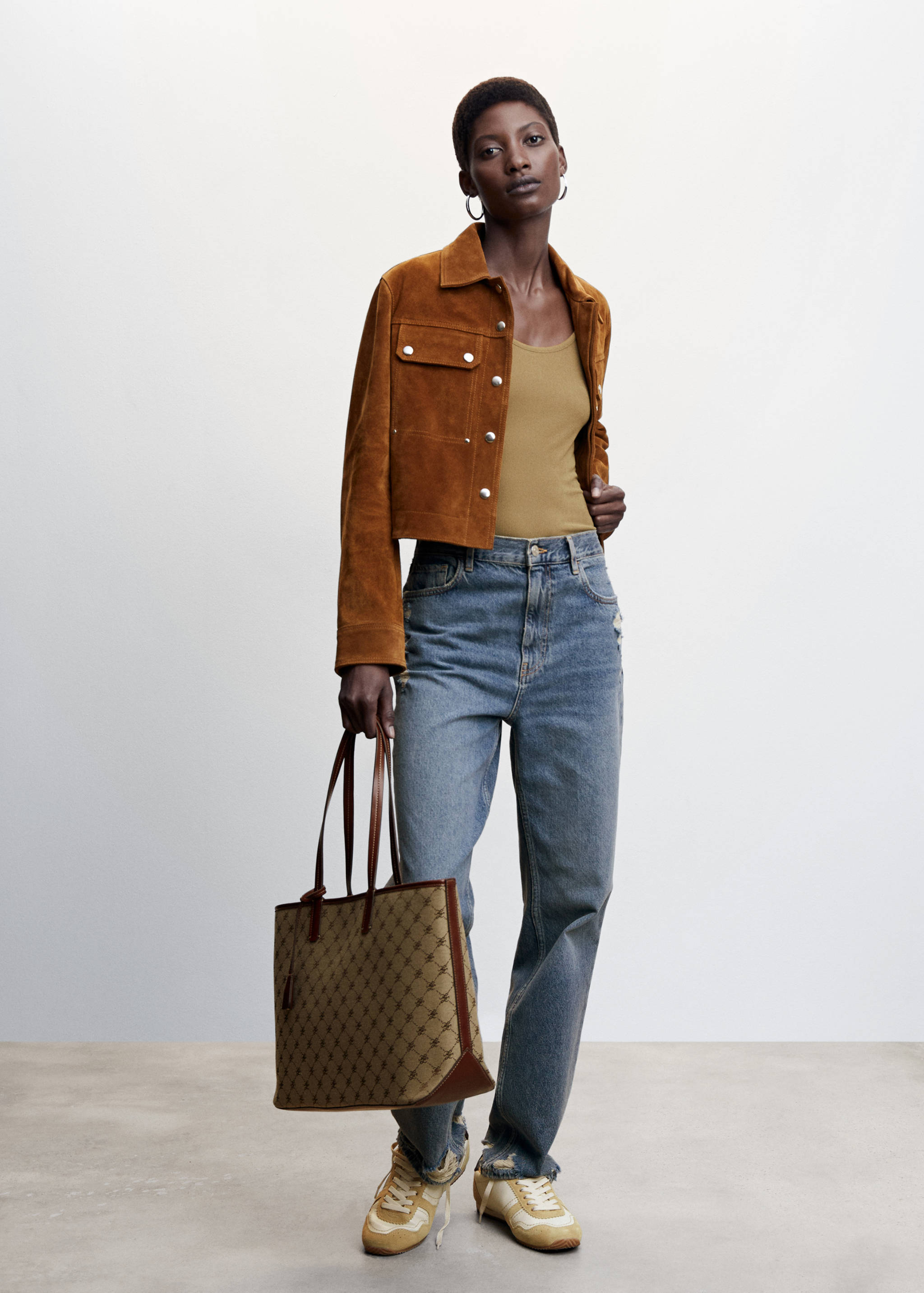 Ribbed strap top - General plane