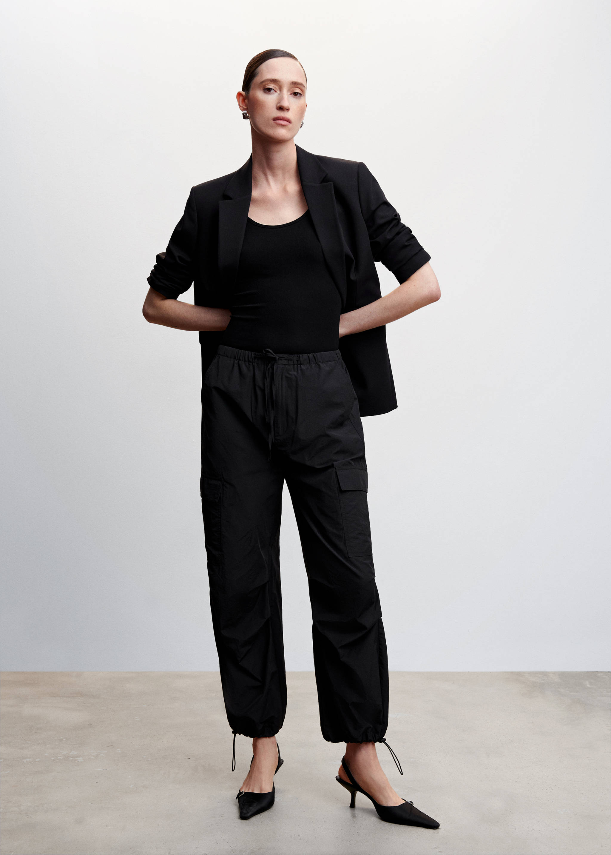 Ribbed strap top - General plane