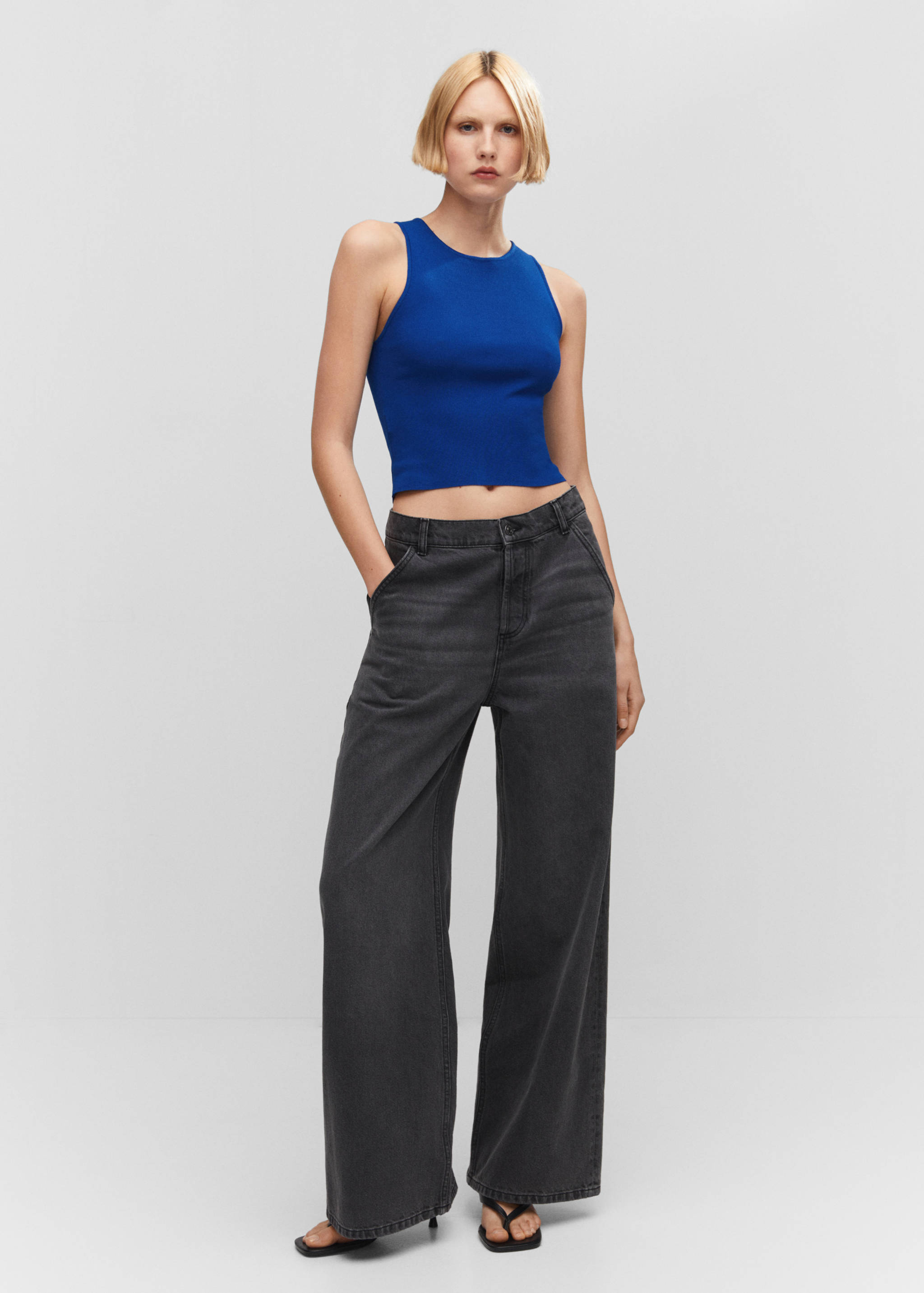 Top punt tirants amples - Pla general