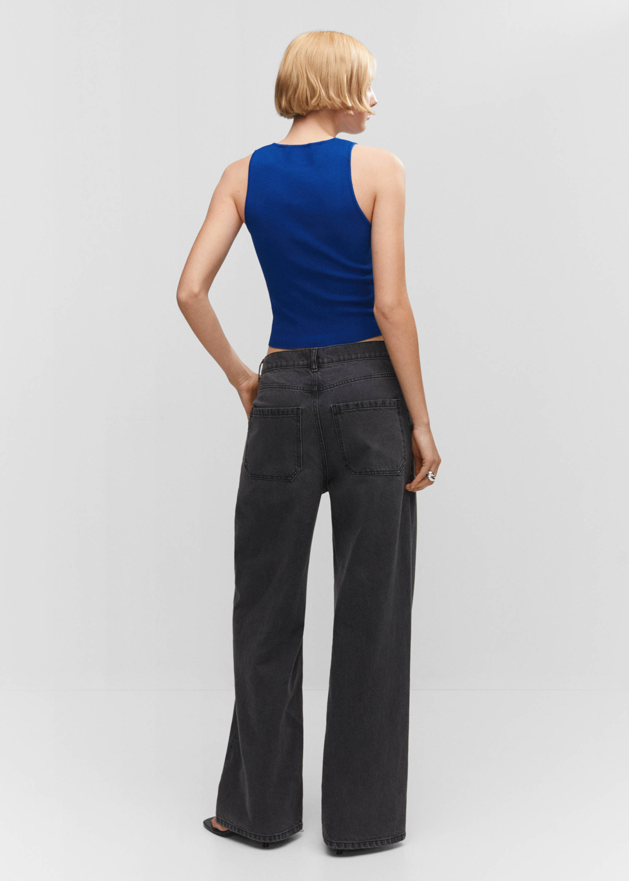 Top punt tirants amples - Revers de l'article