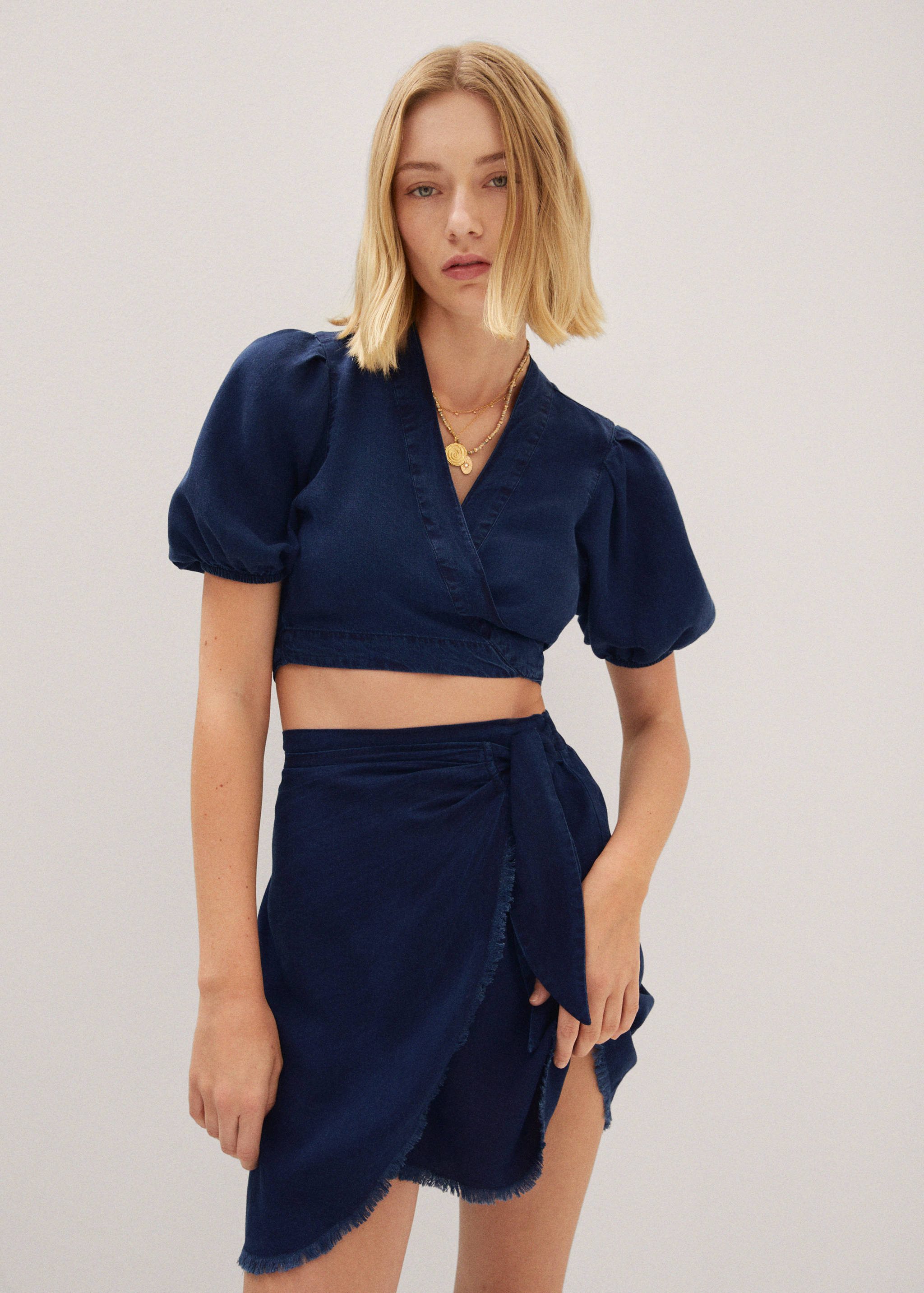 Lyocell wikkeltop - Middenvlak