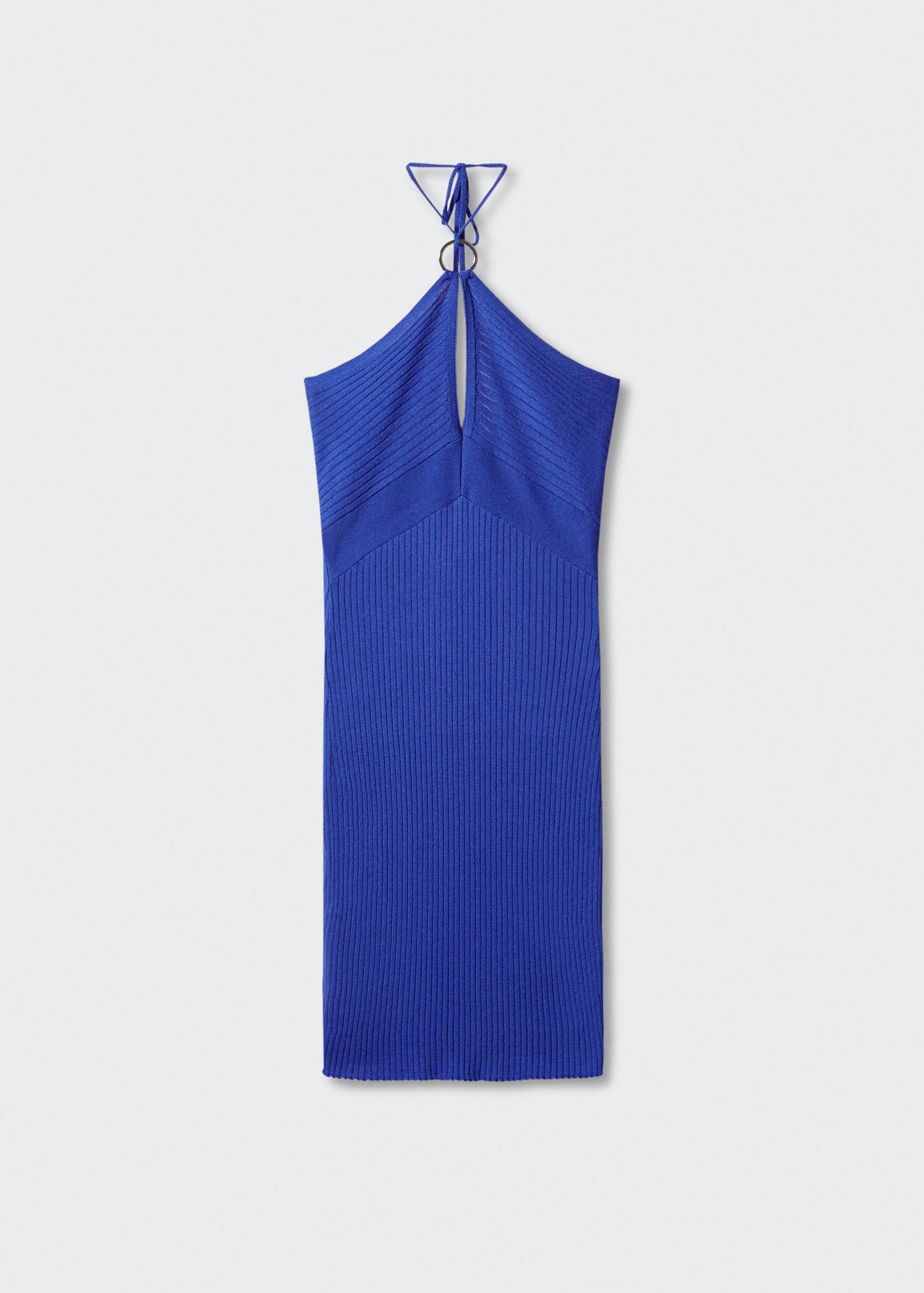 Neckholderkleid mit Metallic-Detail - Artikel ohne Model