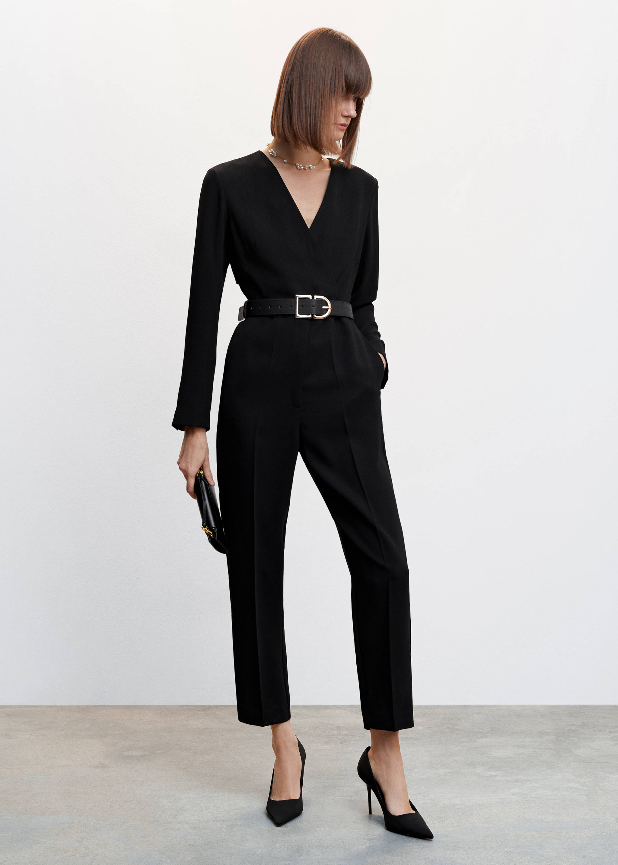 Belt long jumpsuit - General plane