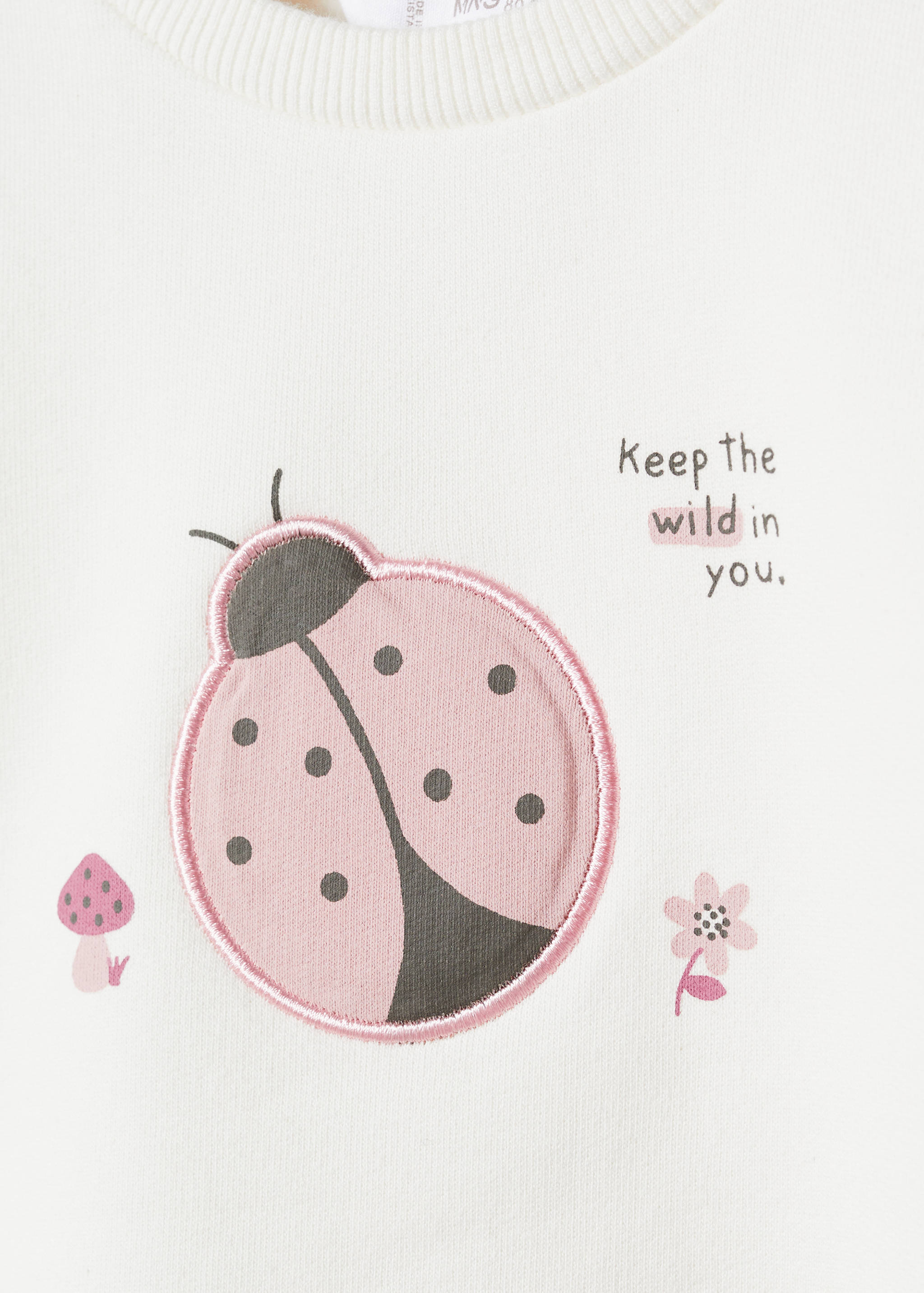 Embroidered drawing sweatshirt - Details of the article 8