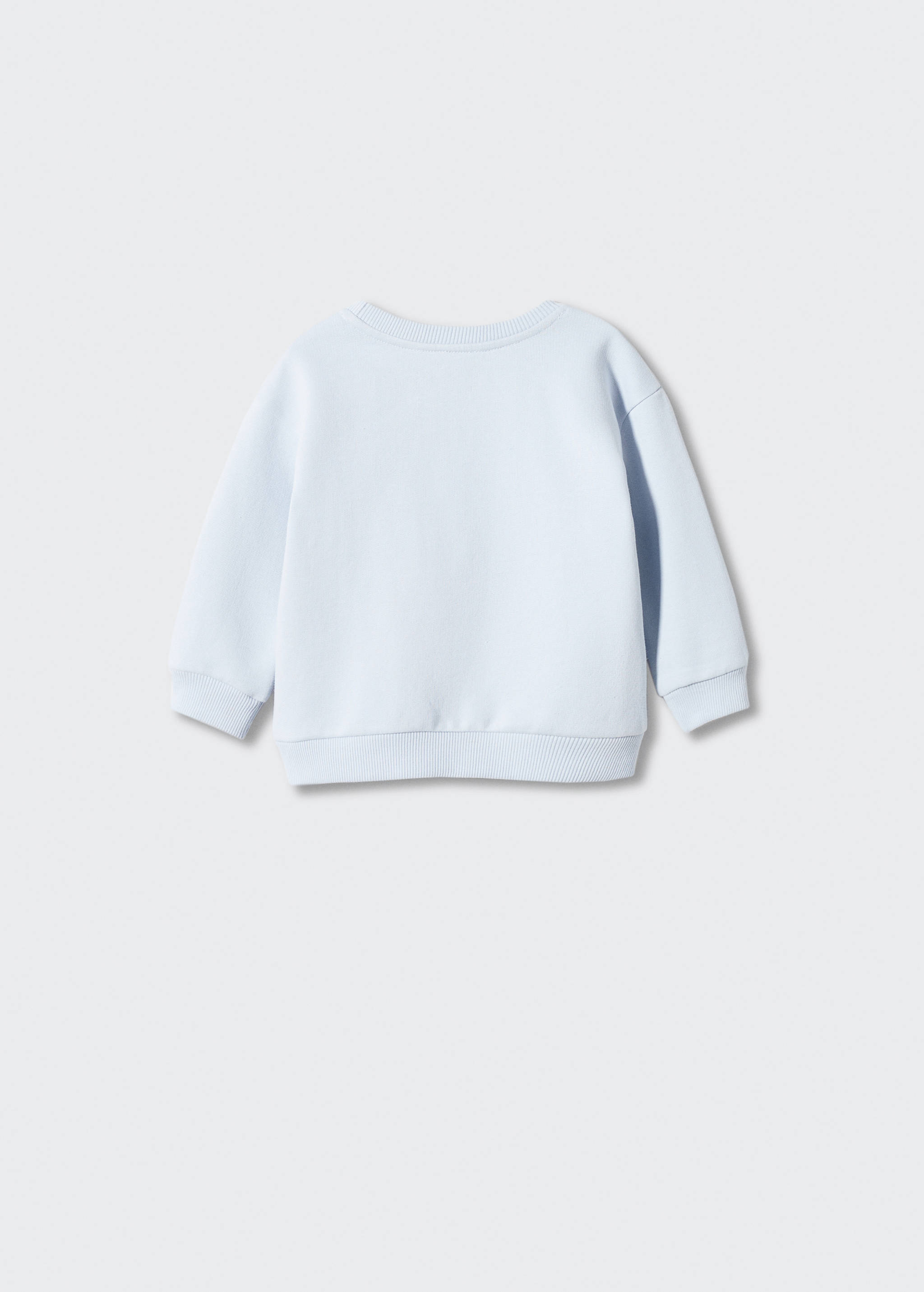 Embroidered drawing sweatshirt - Reverse of the article