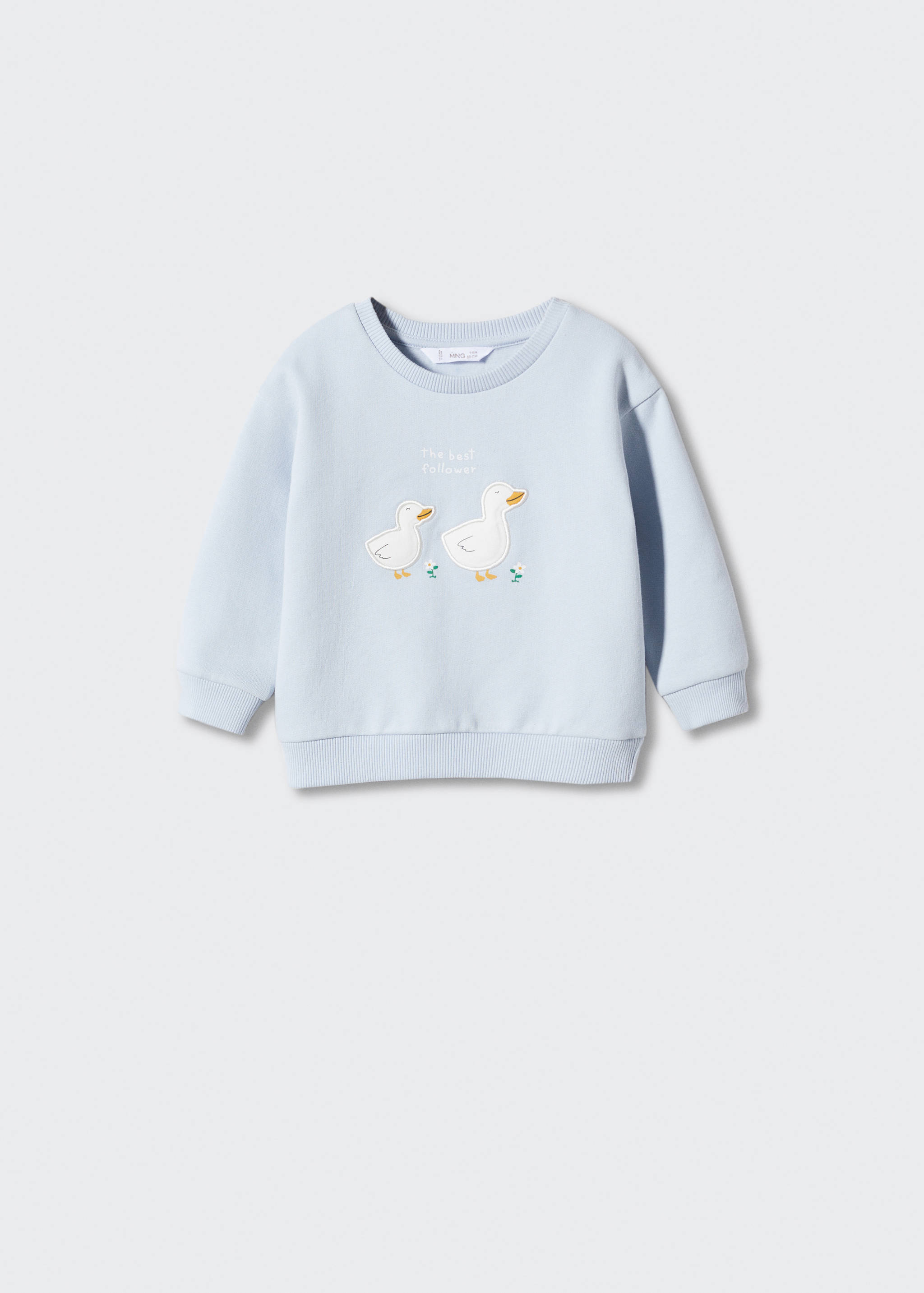 Embroidered drawing sweatshirt - Article without model