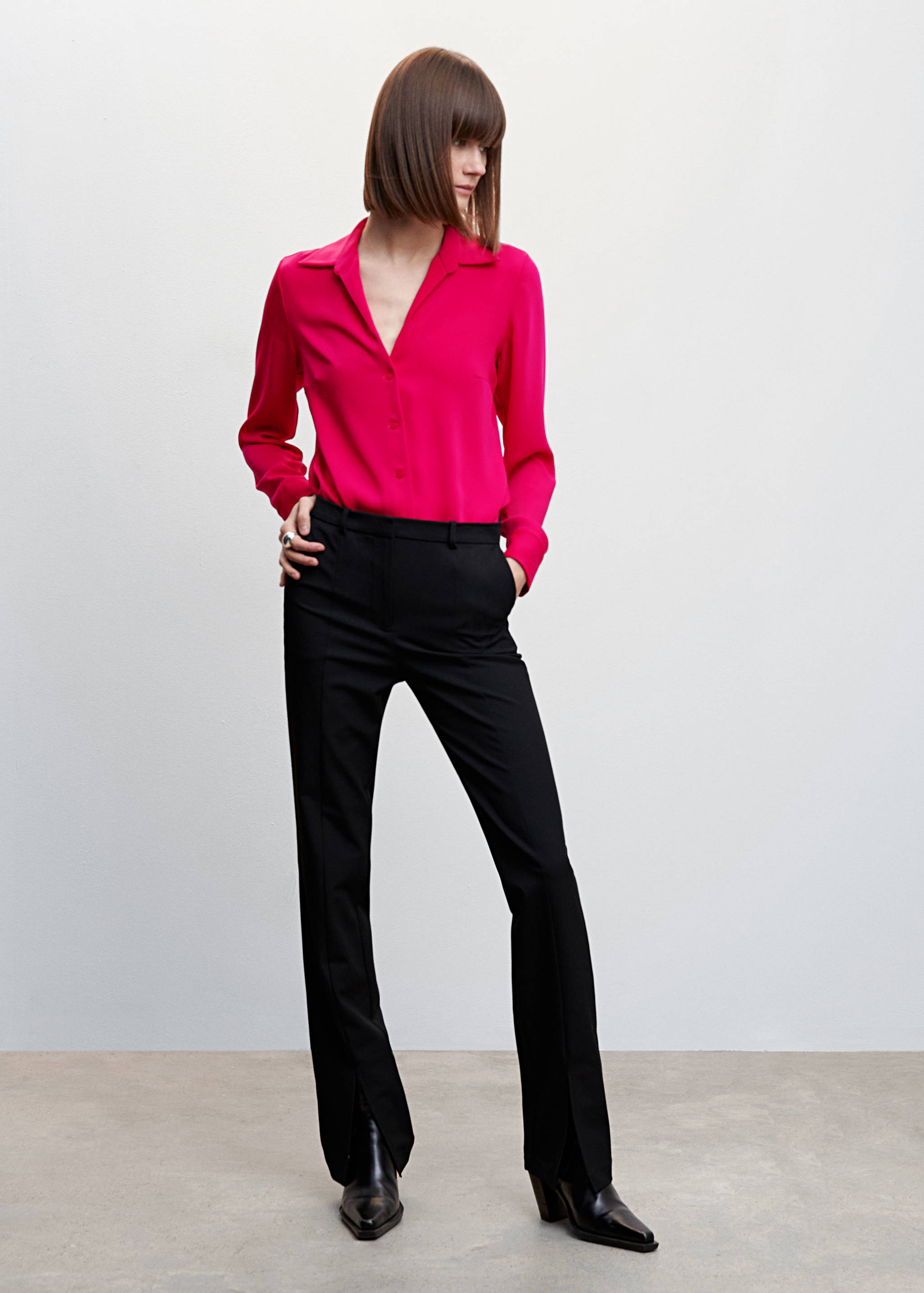 Chemise fluide pinces - Plan général