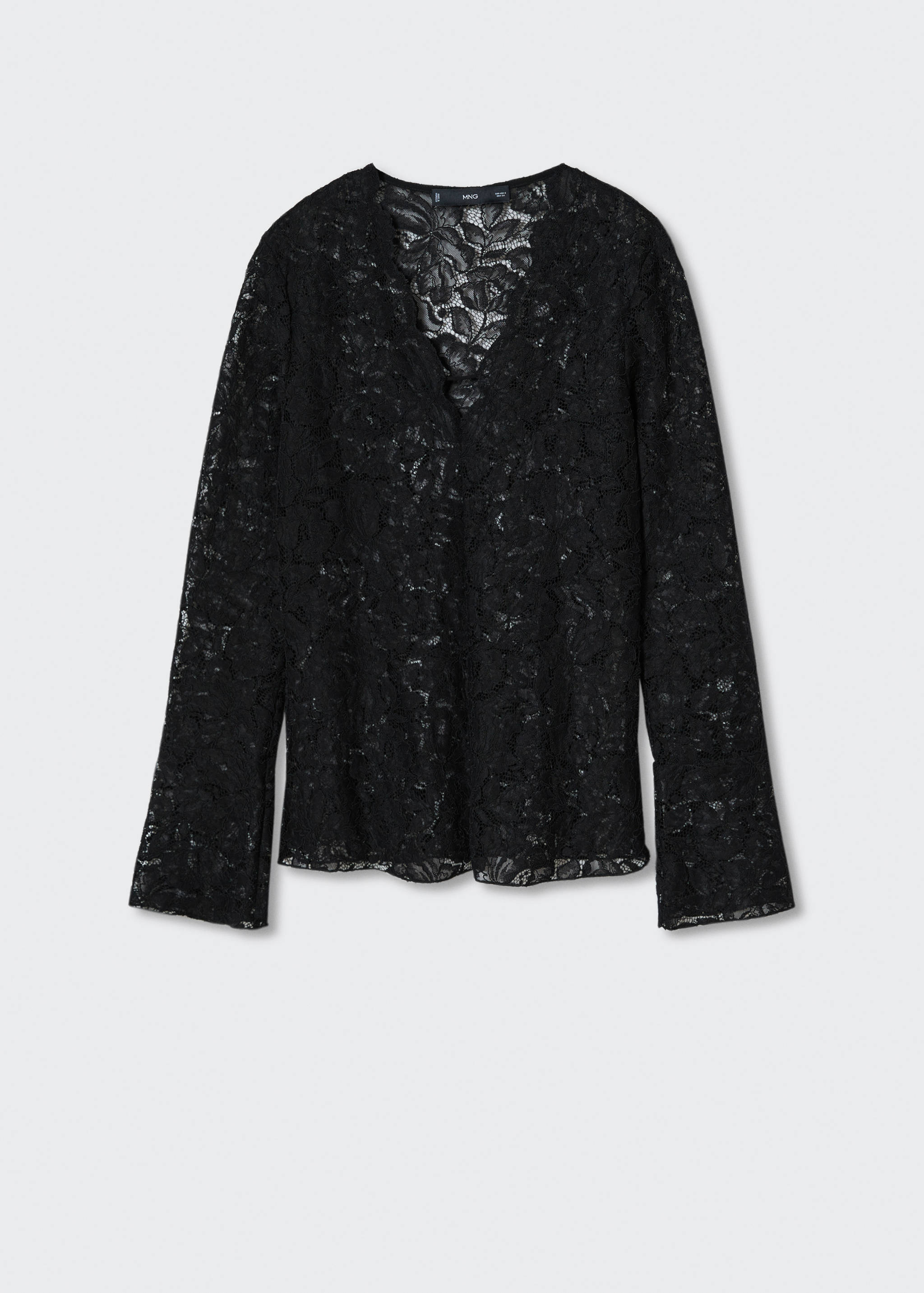 Blouse guipure florale - Article sans modèle