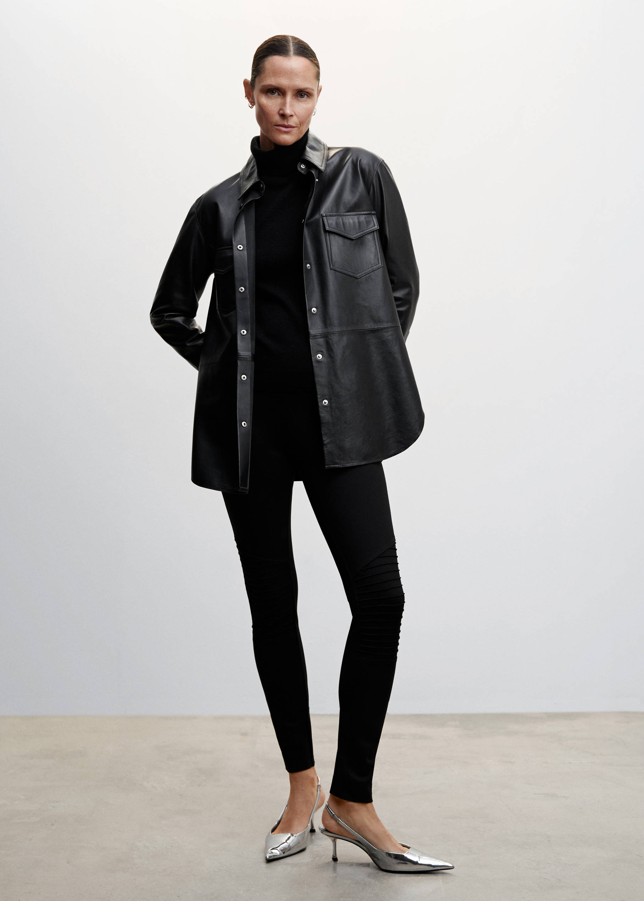 Leggings im Biker-Stil - Allgemeine Ansicht