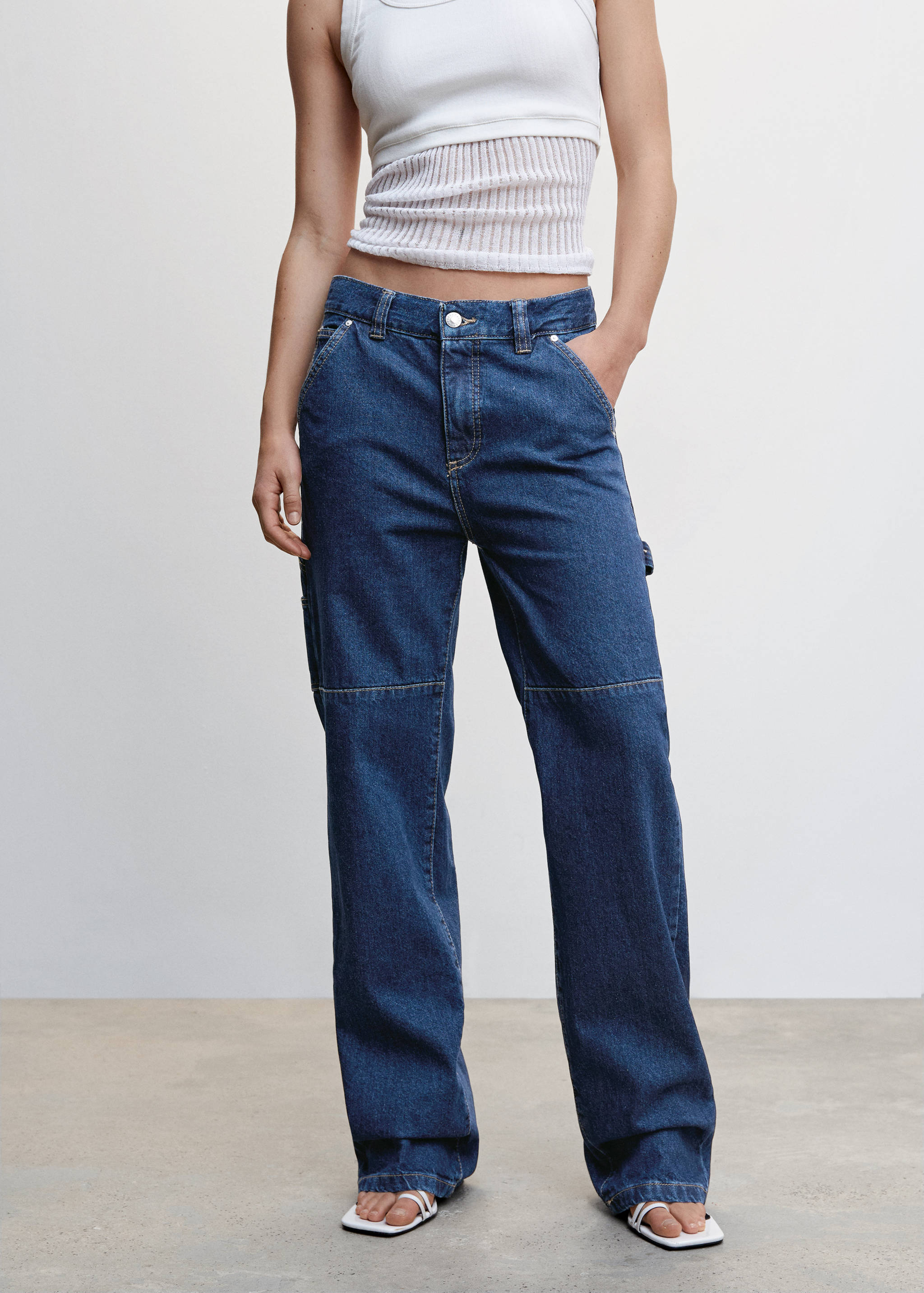 Carpenter cargo jeans - Medium plane