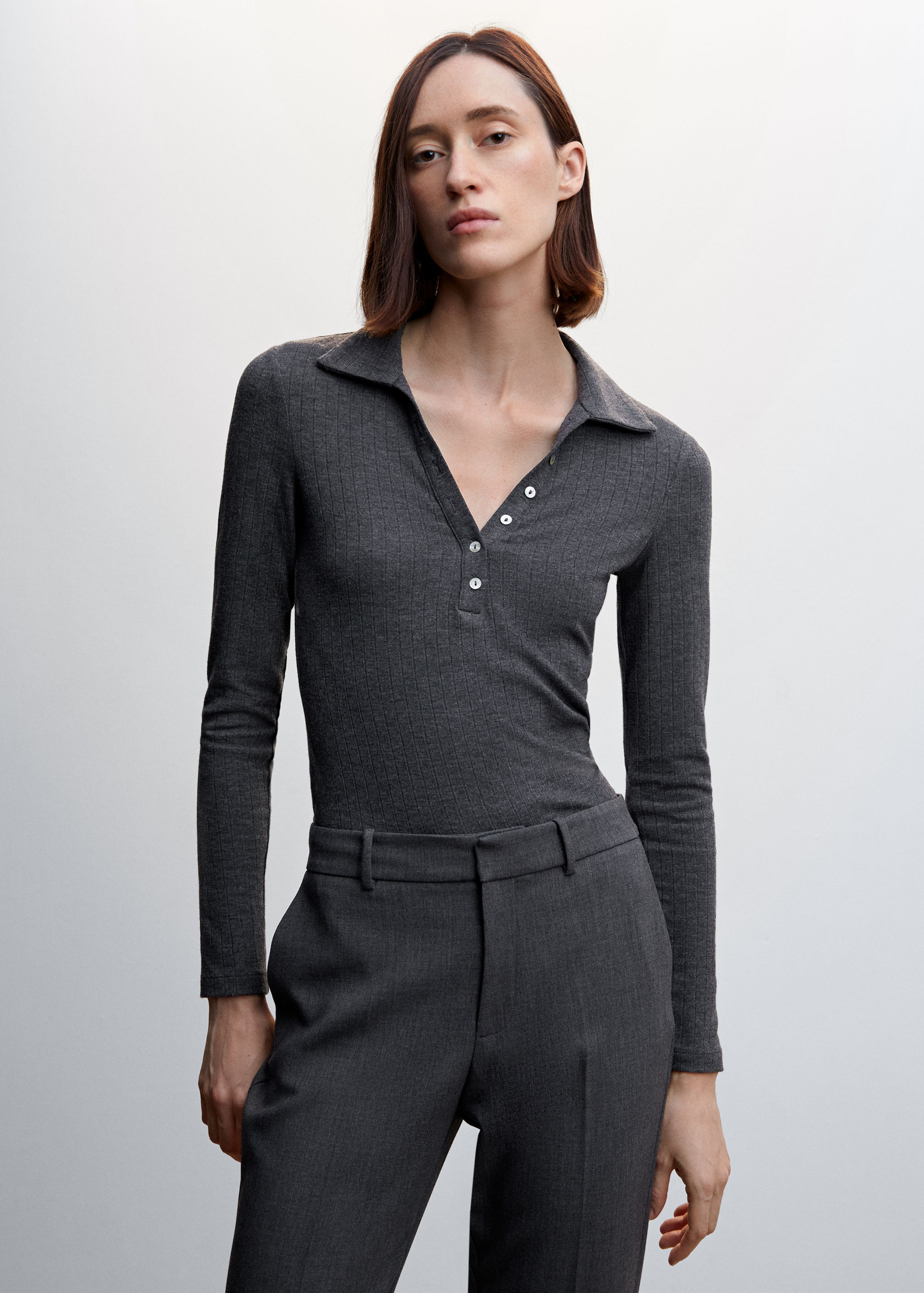 Pantalons rectes vestir - Detall de l'article 1