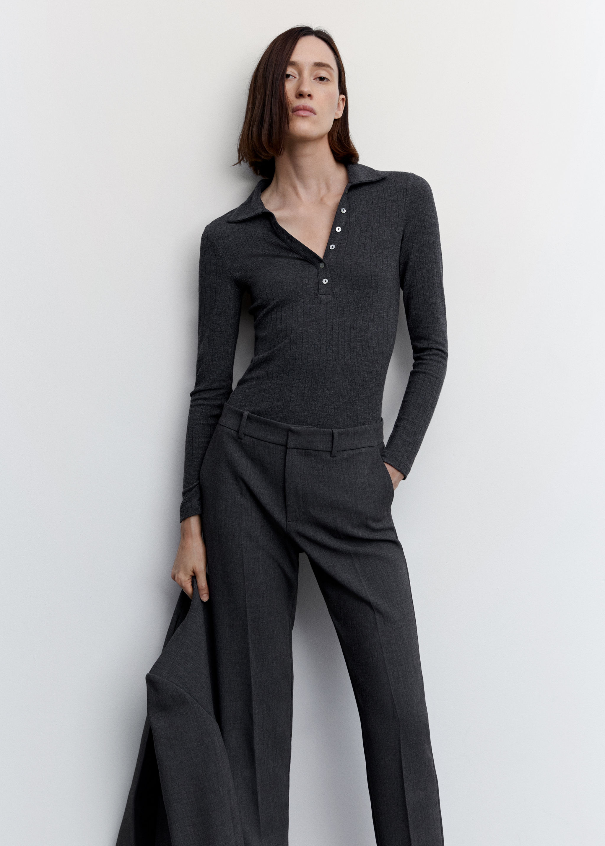Pantalons rectes vestir - Detall de l'article 2