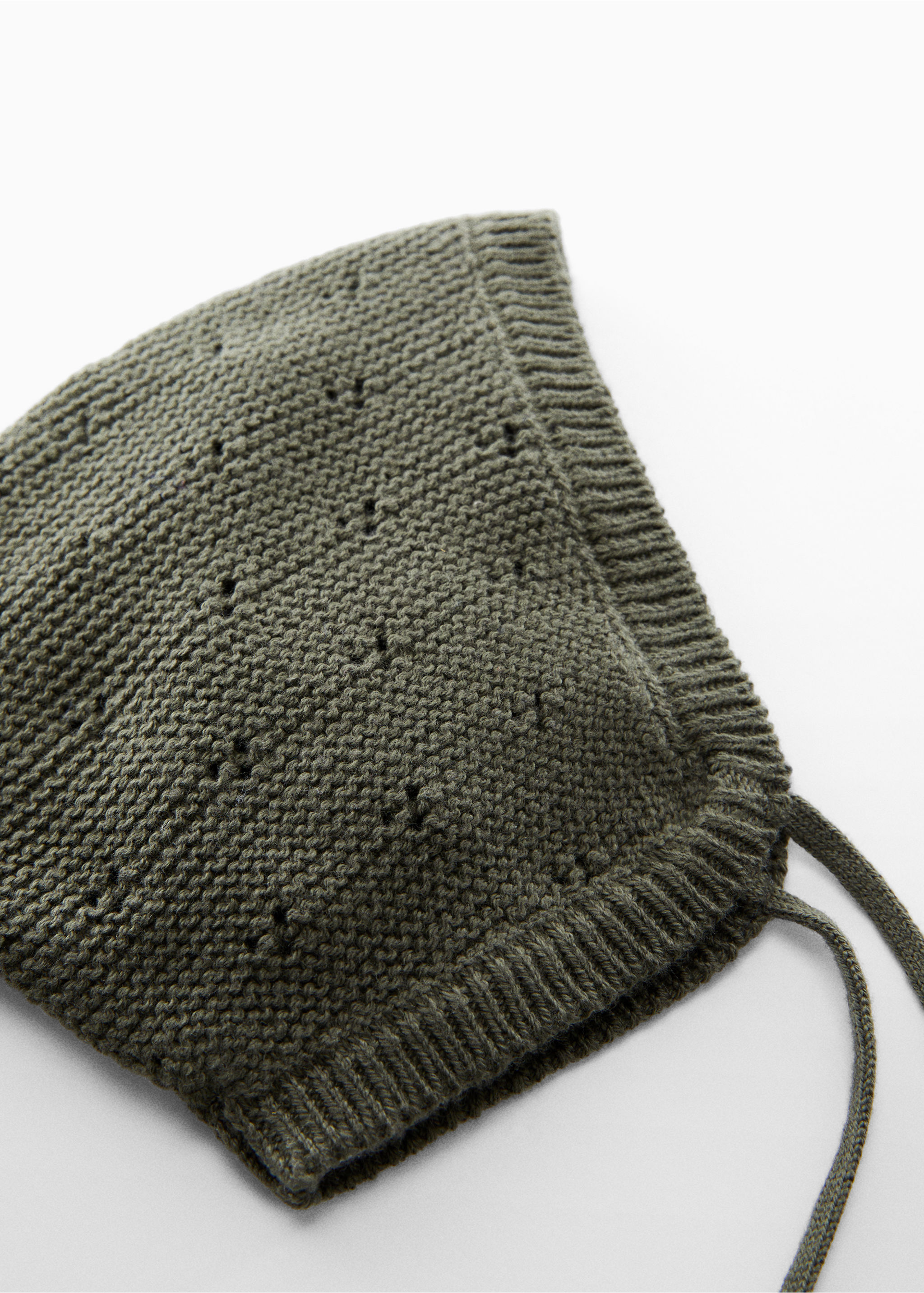 Knit cotton beanie - Details of the article 1