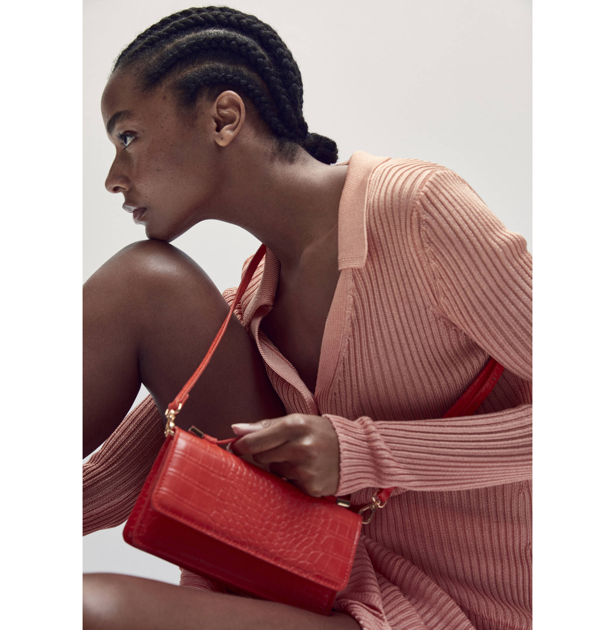 Bolso efecto cocodrilo - Plano general