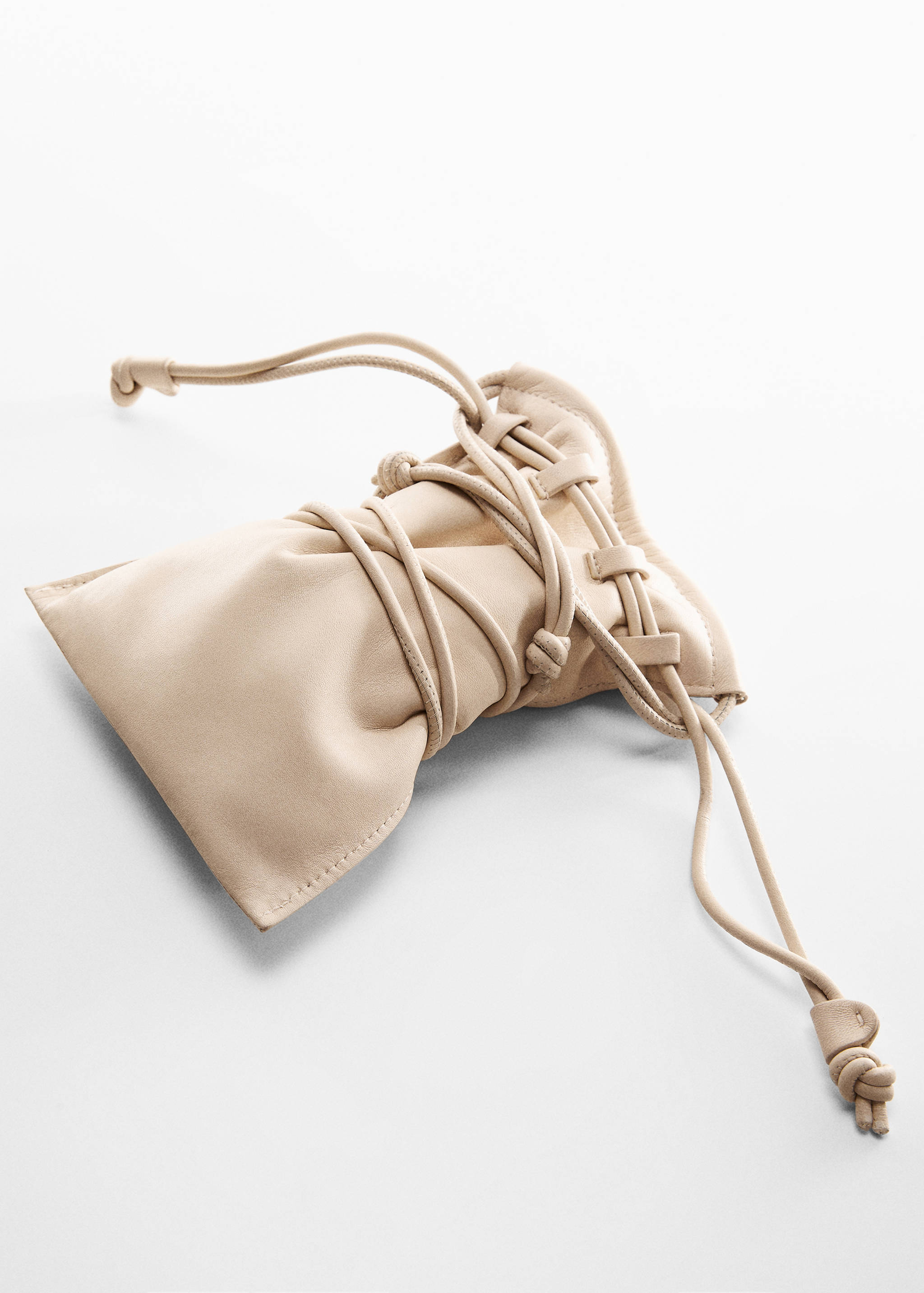 Mini leather bucket bag - Details of the article 5