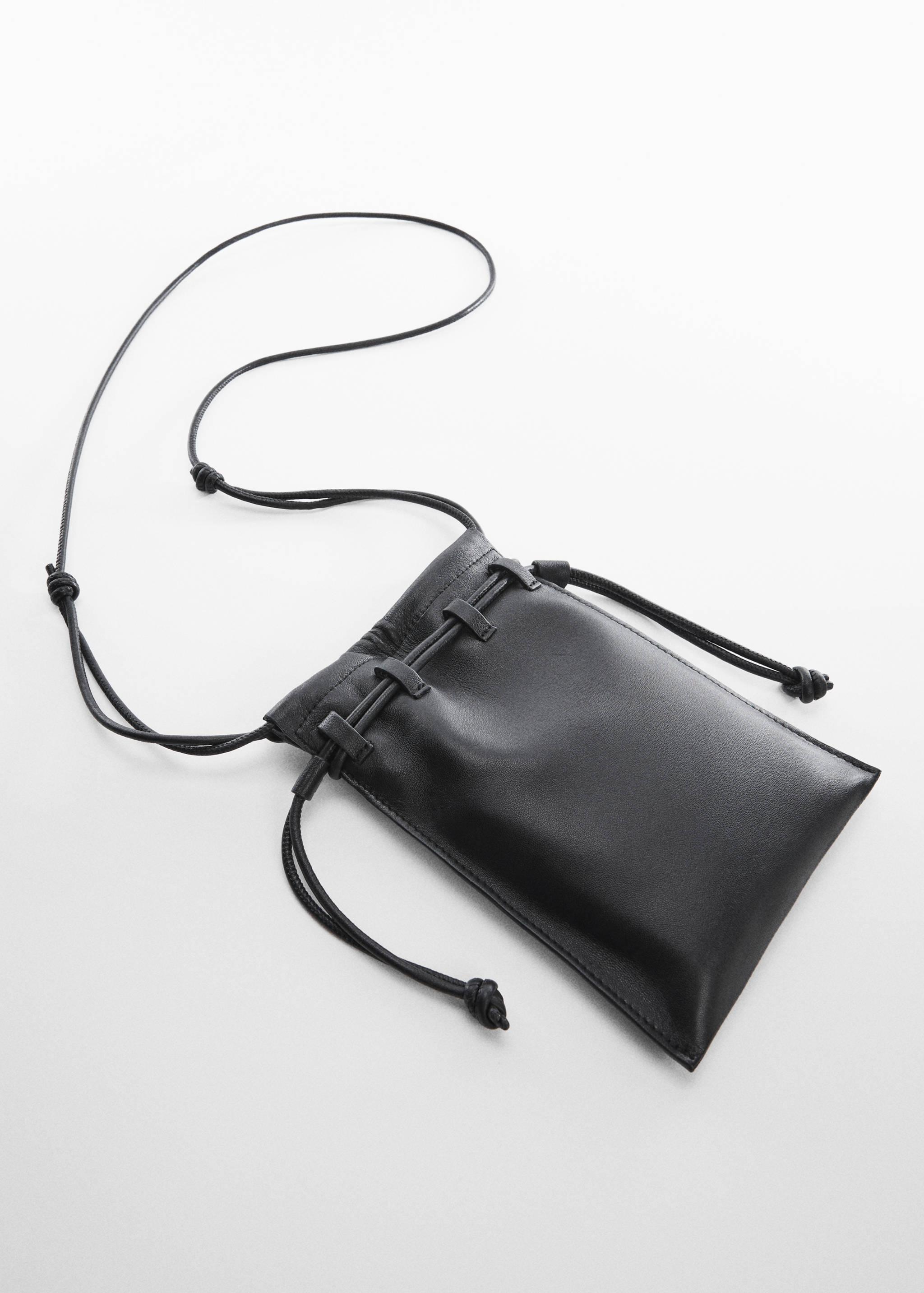 Mini leather bucket bag - Details of the article 1
