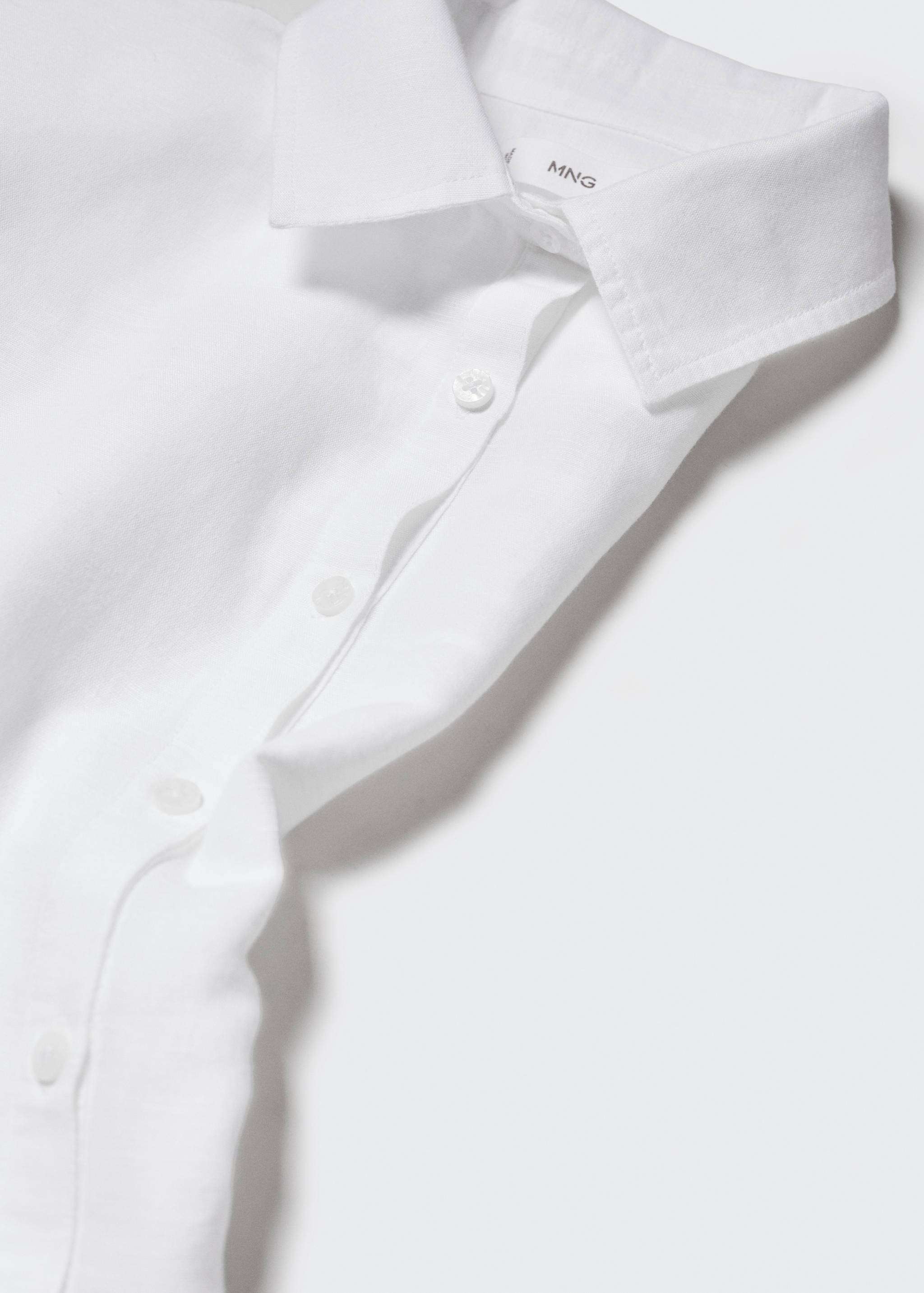 Cotton and linen shirt - Details of the article 8
