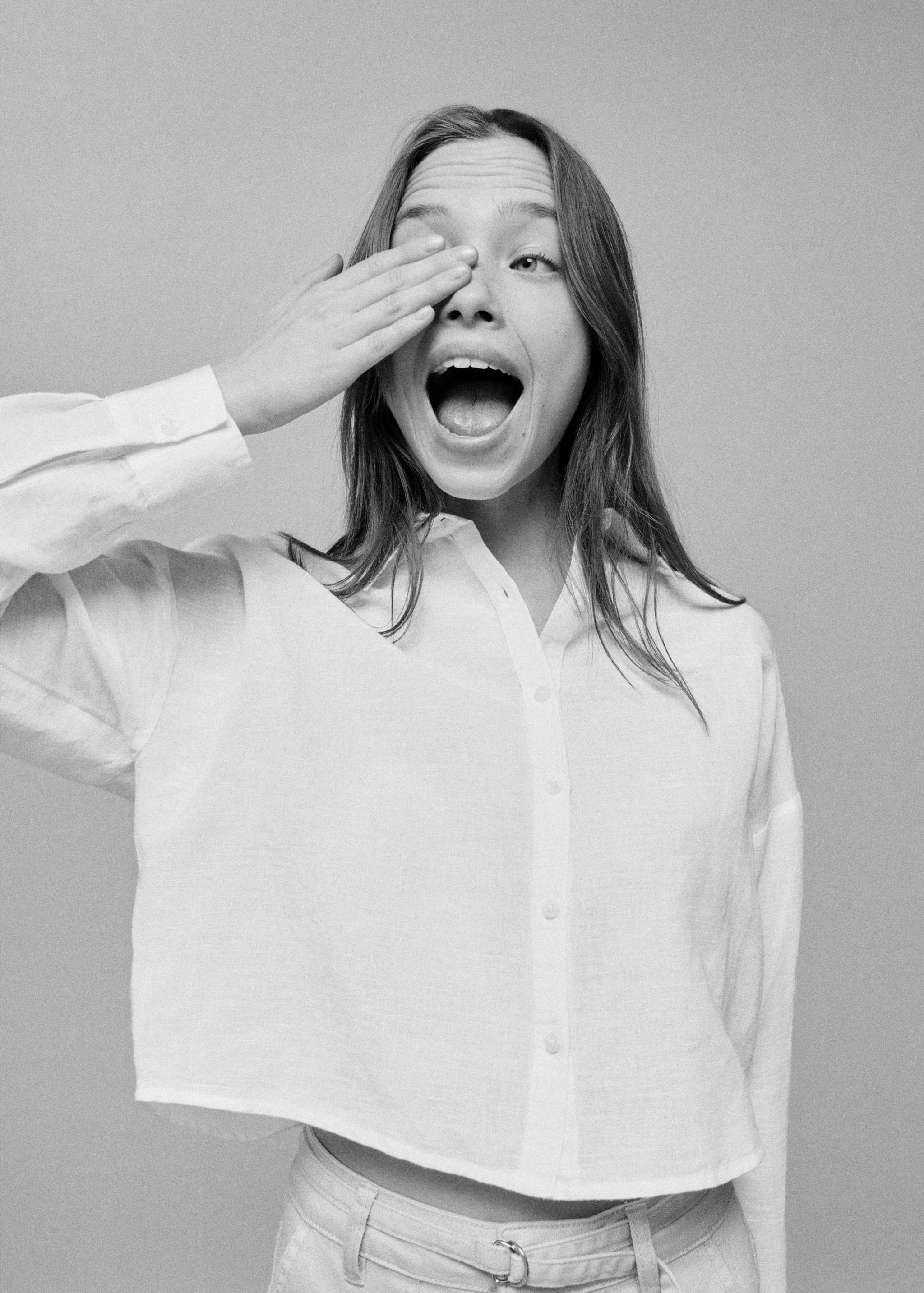 Cotton and linen shirt - Details of the article 5