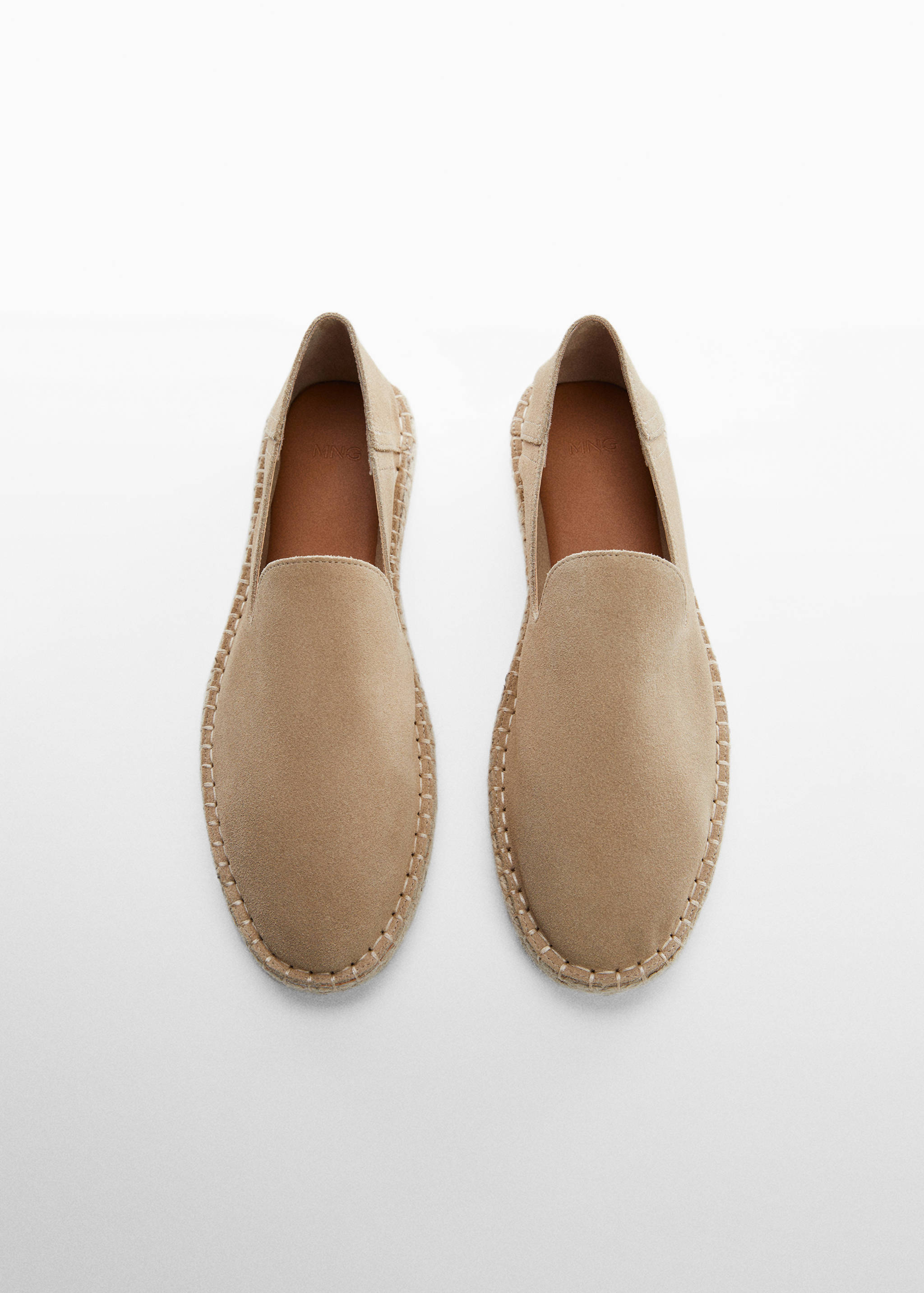 Espadrilky s povrchem ze štípaného semiše a s jutou - Detail zboží 3