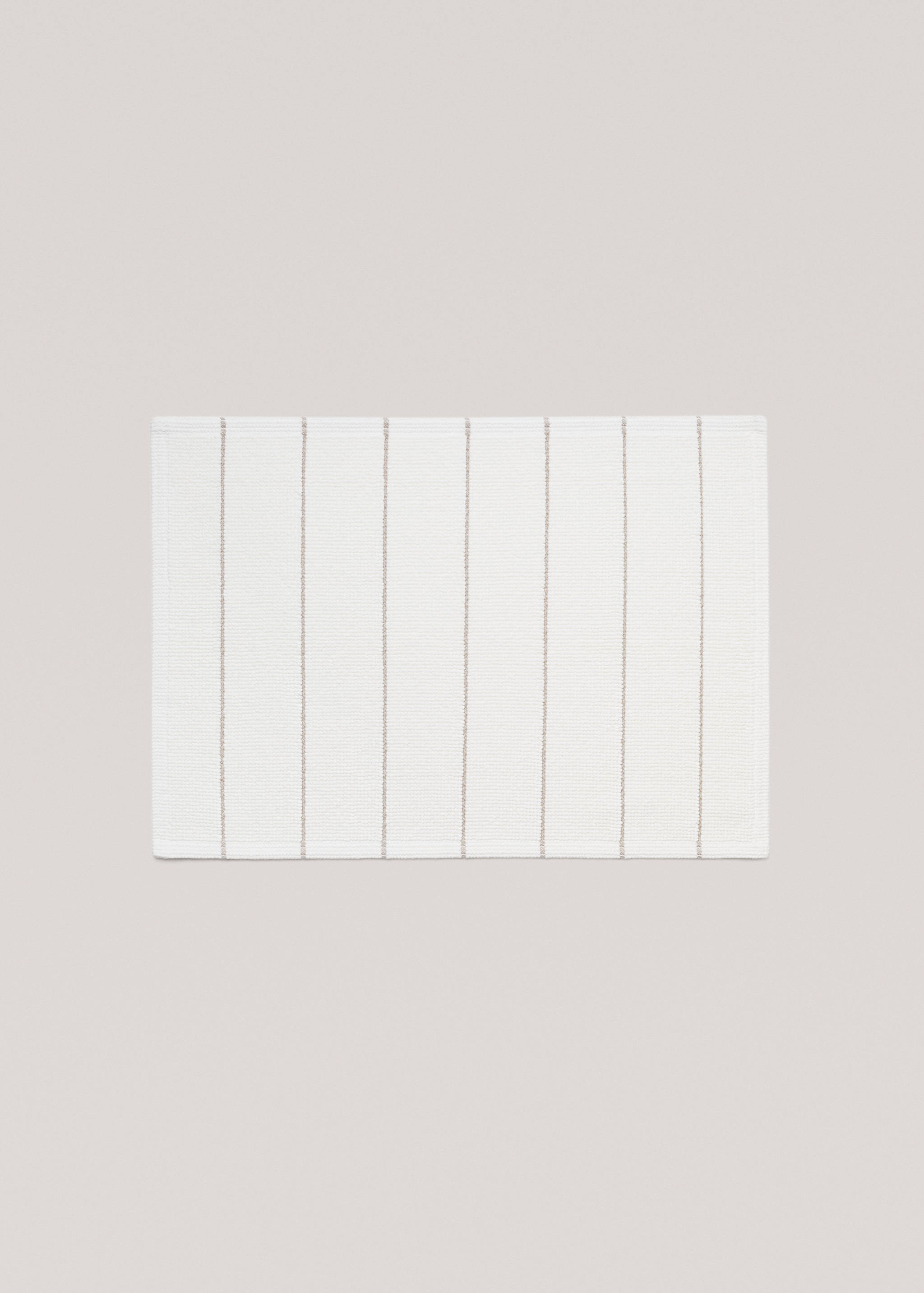 Striped cotton rug - Article without model