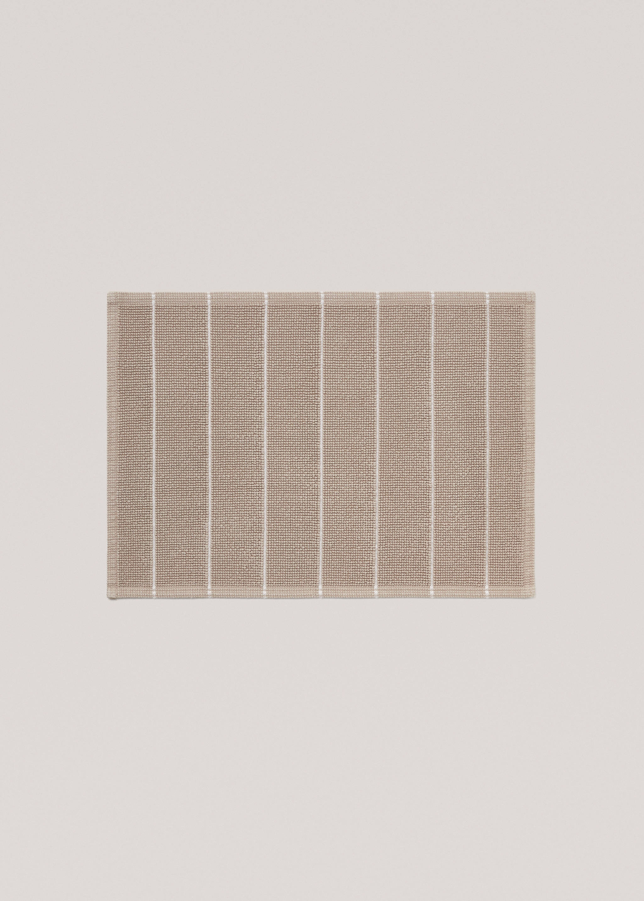Striped cotton rug - Article without model