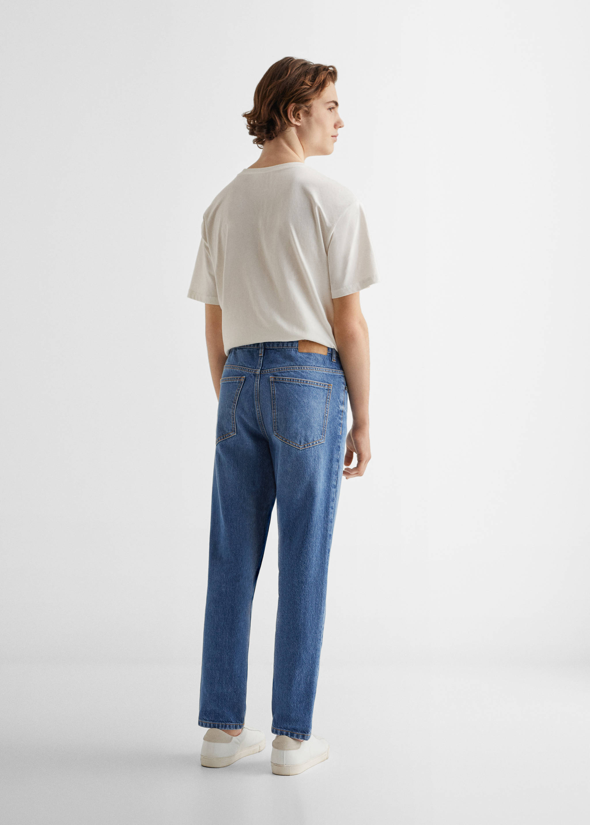 Decorative ripped regular-fit jeans - Reverse of the article