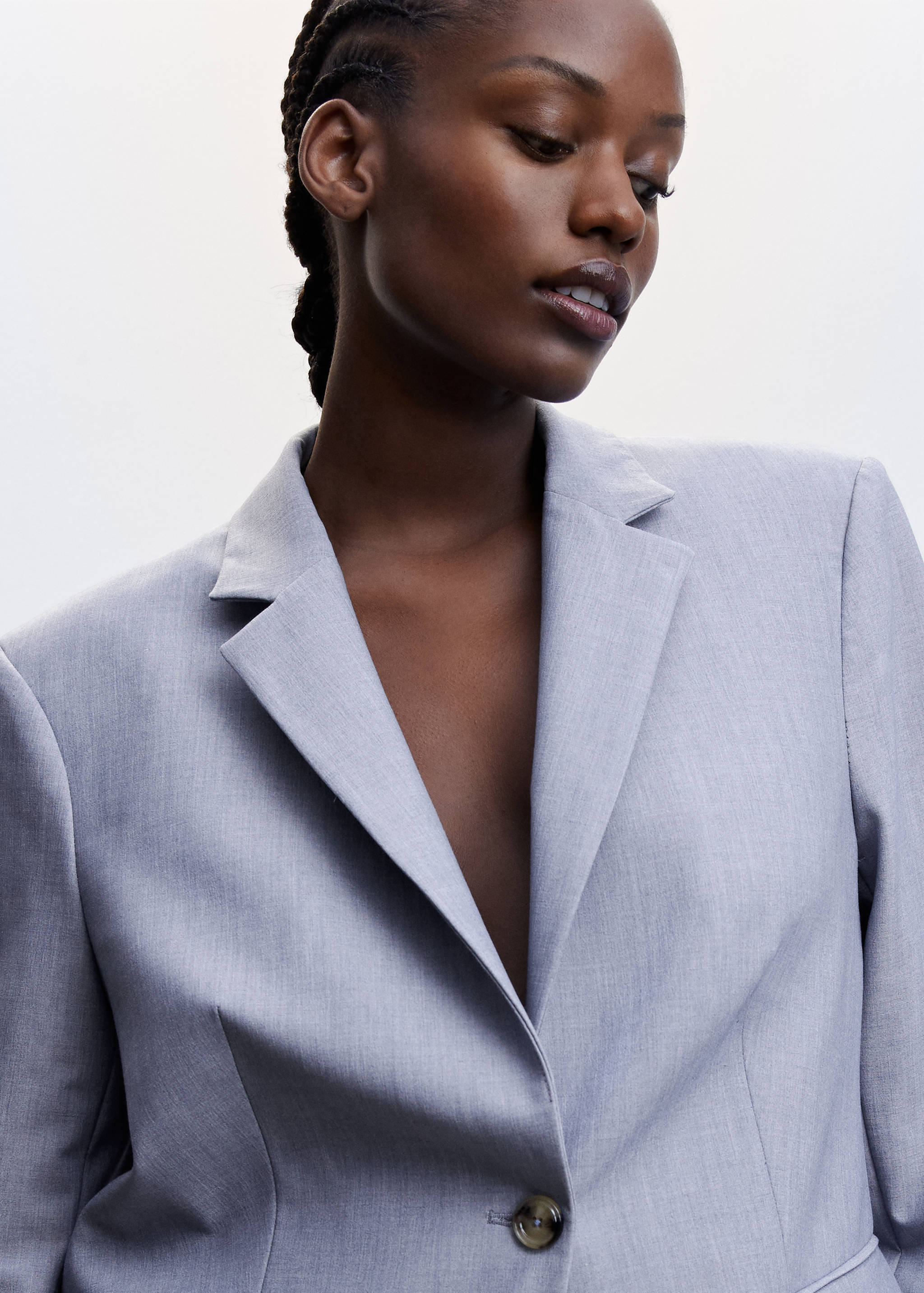 Peak lapel suit blazer - Details of the article 4