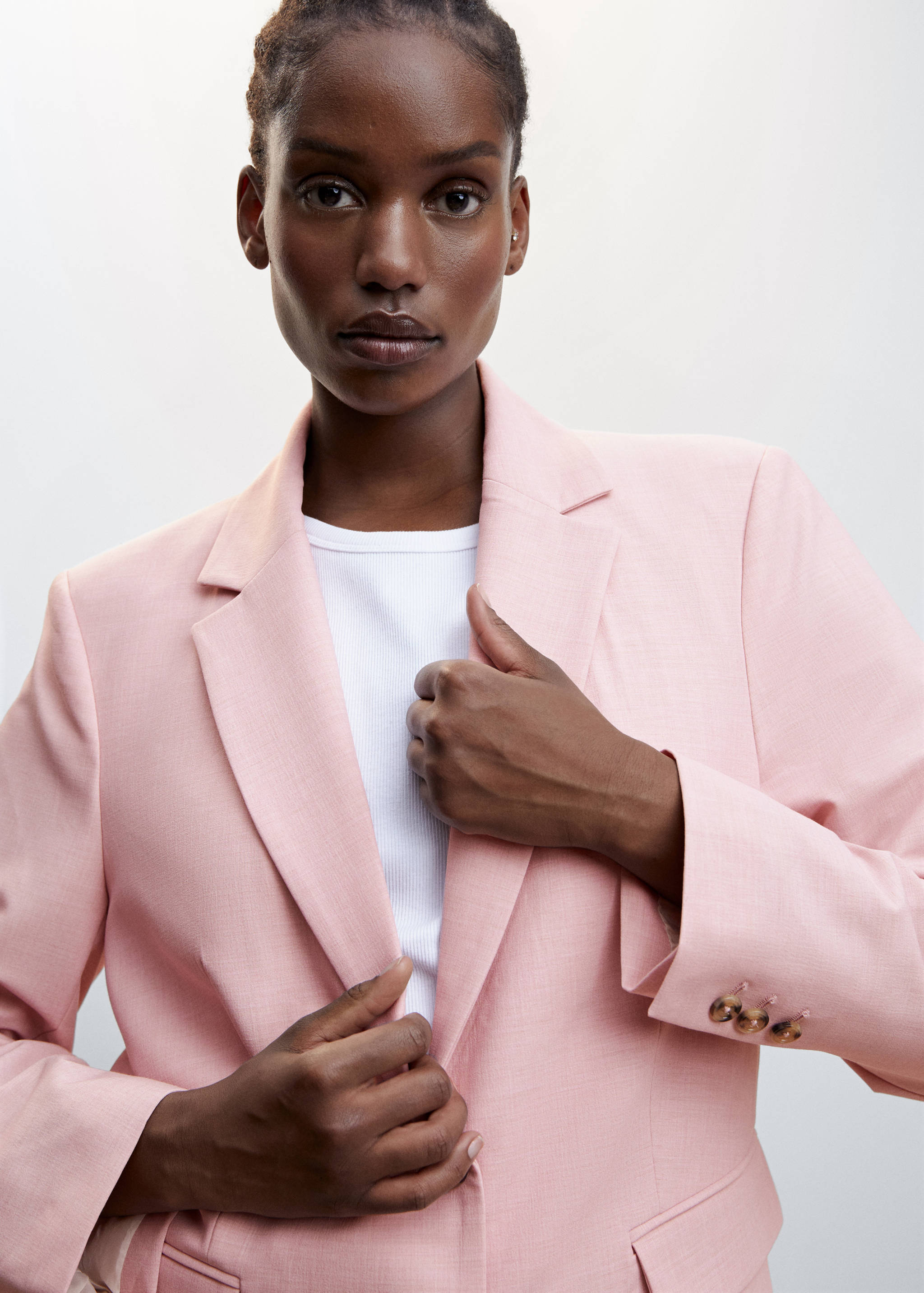 Peak lapel suit blazer - Details of the article 4