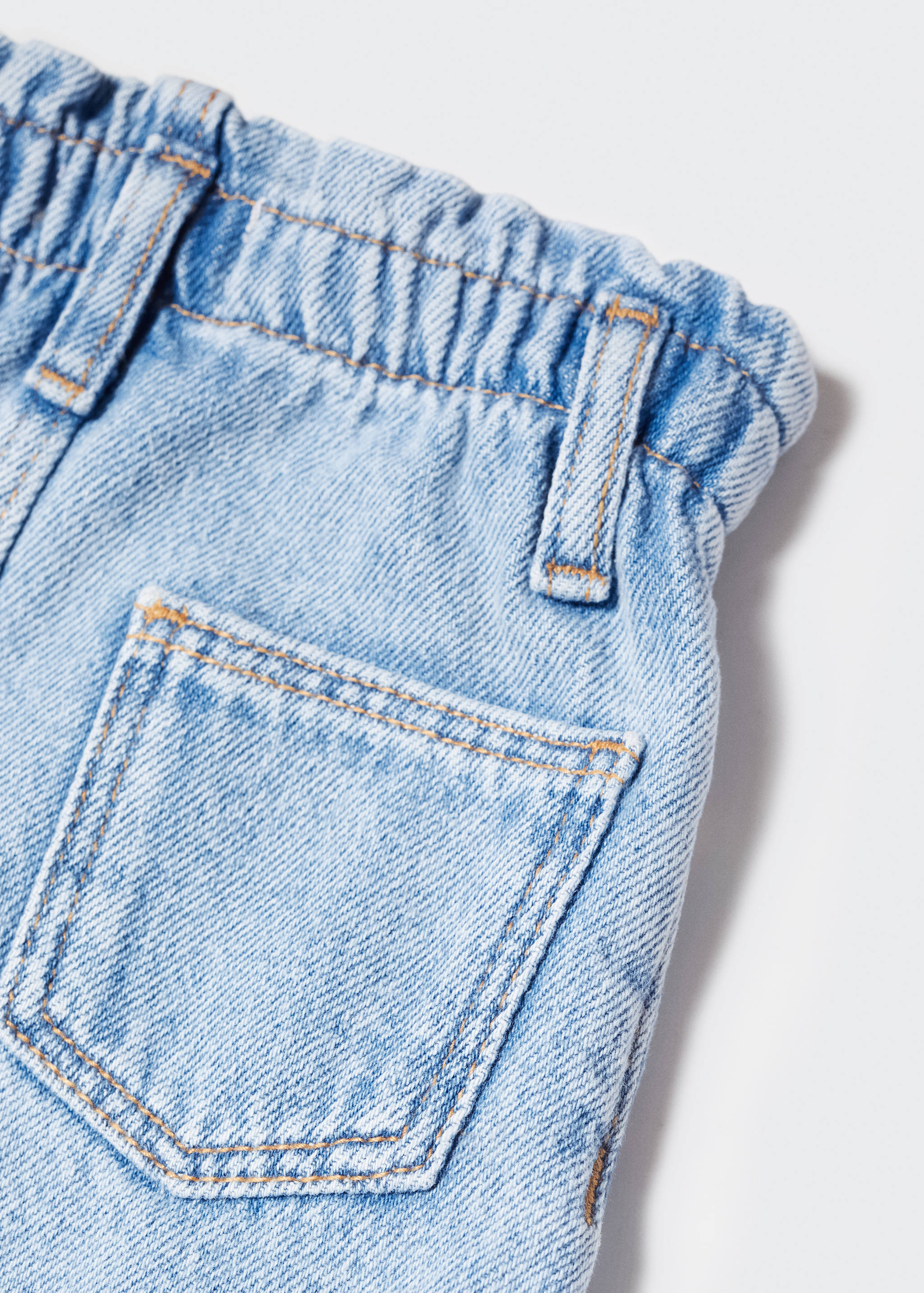 Short denim skirt - Details of the article 8