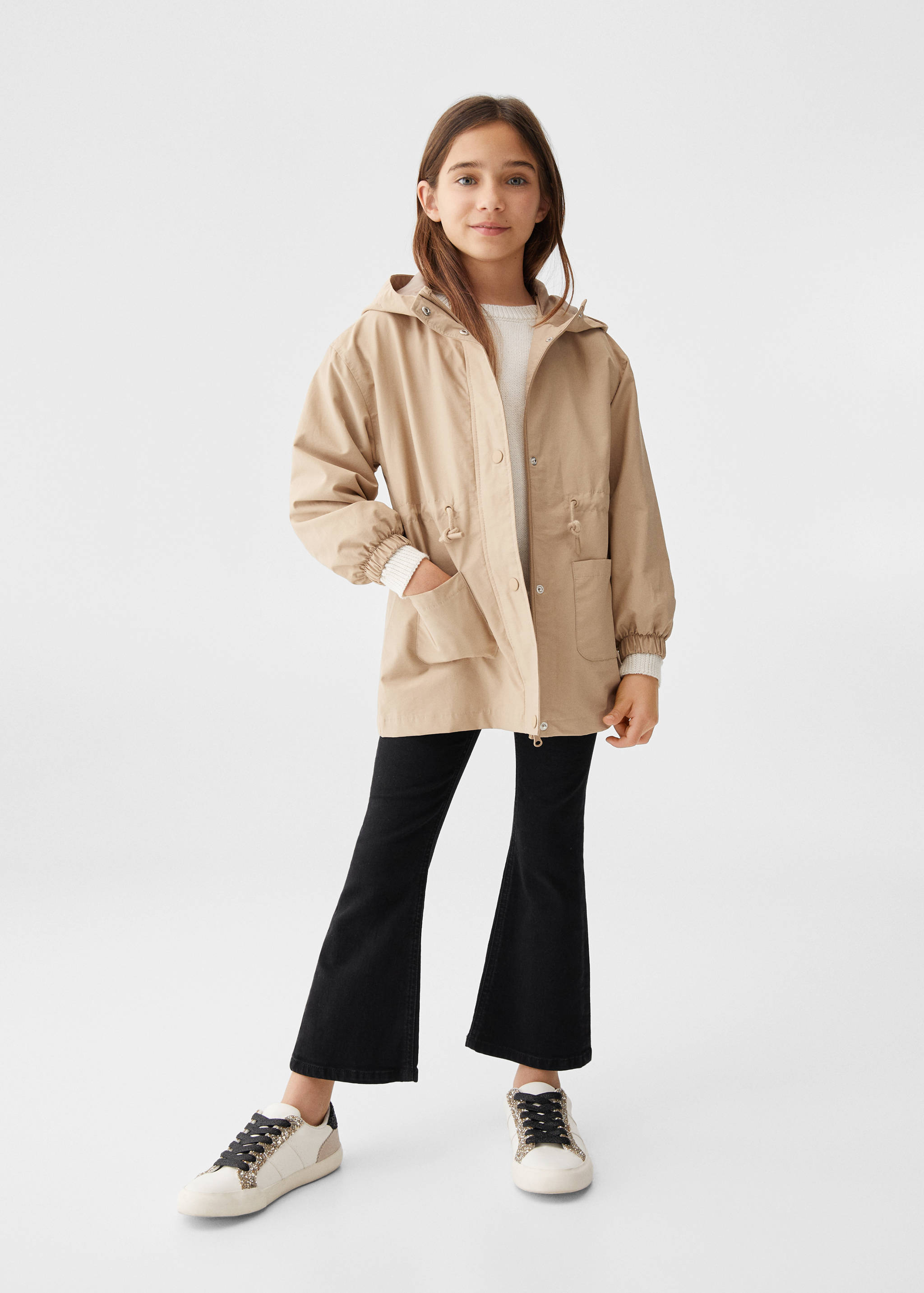 Hooded parka - General plane