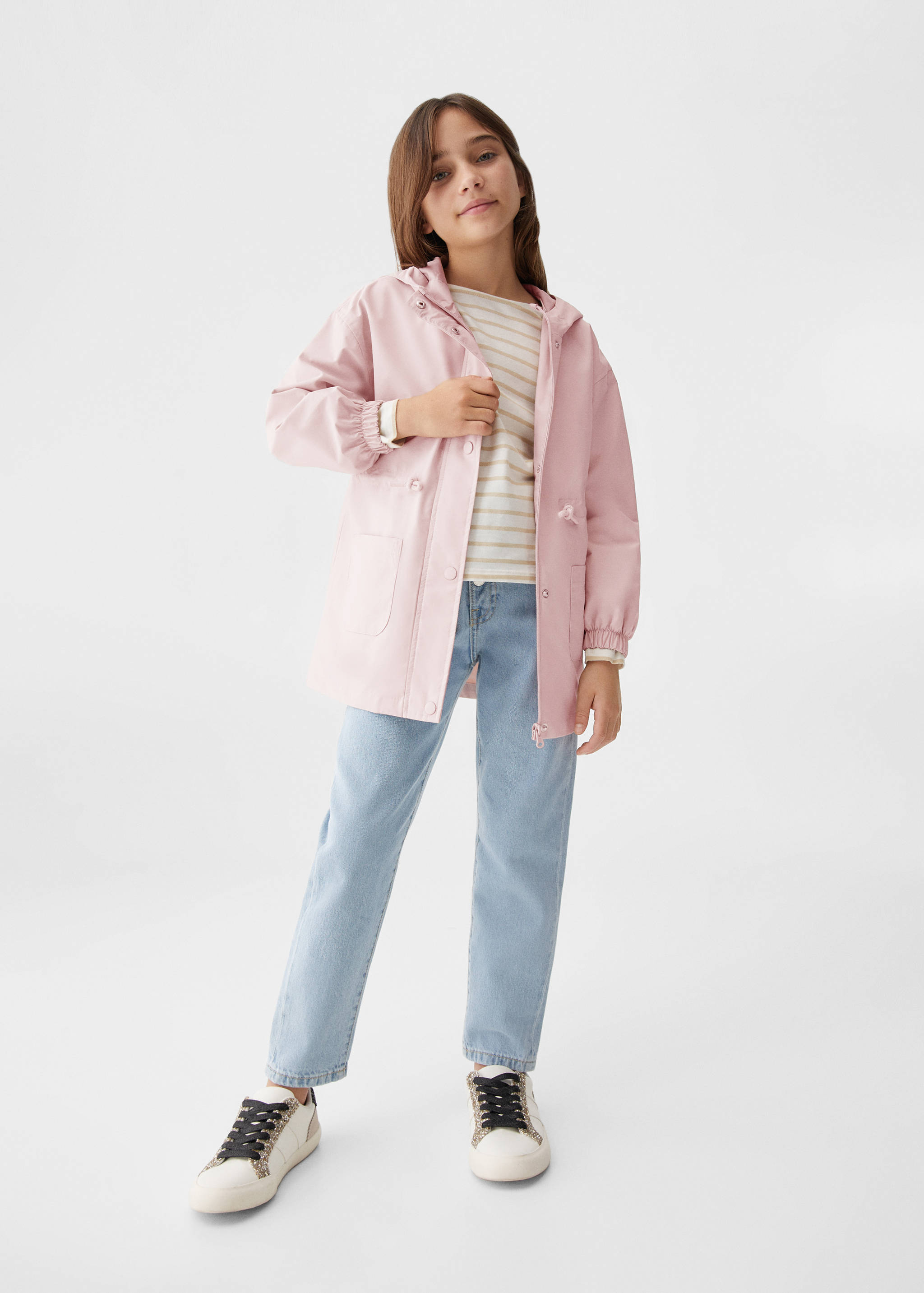 Hooded parka - General plane