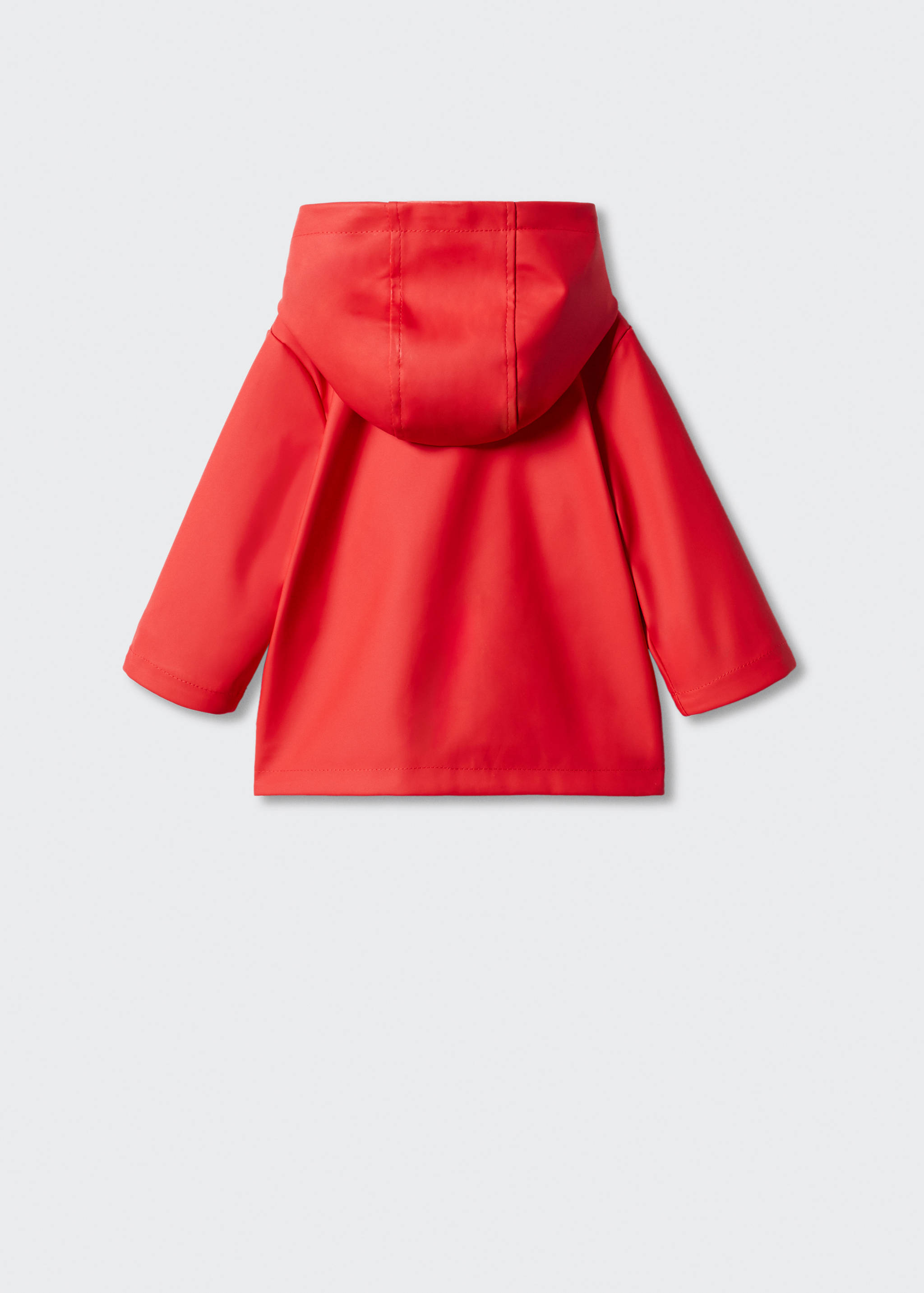 Gummed raincoat - Reverse of the article