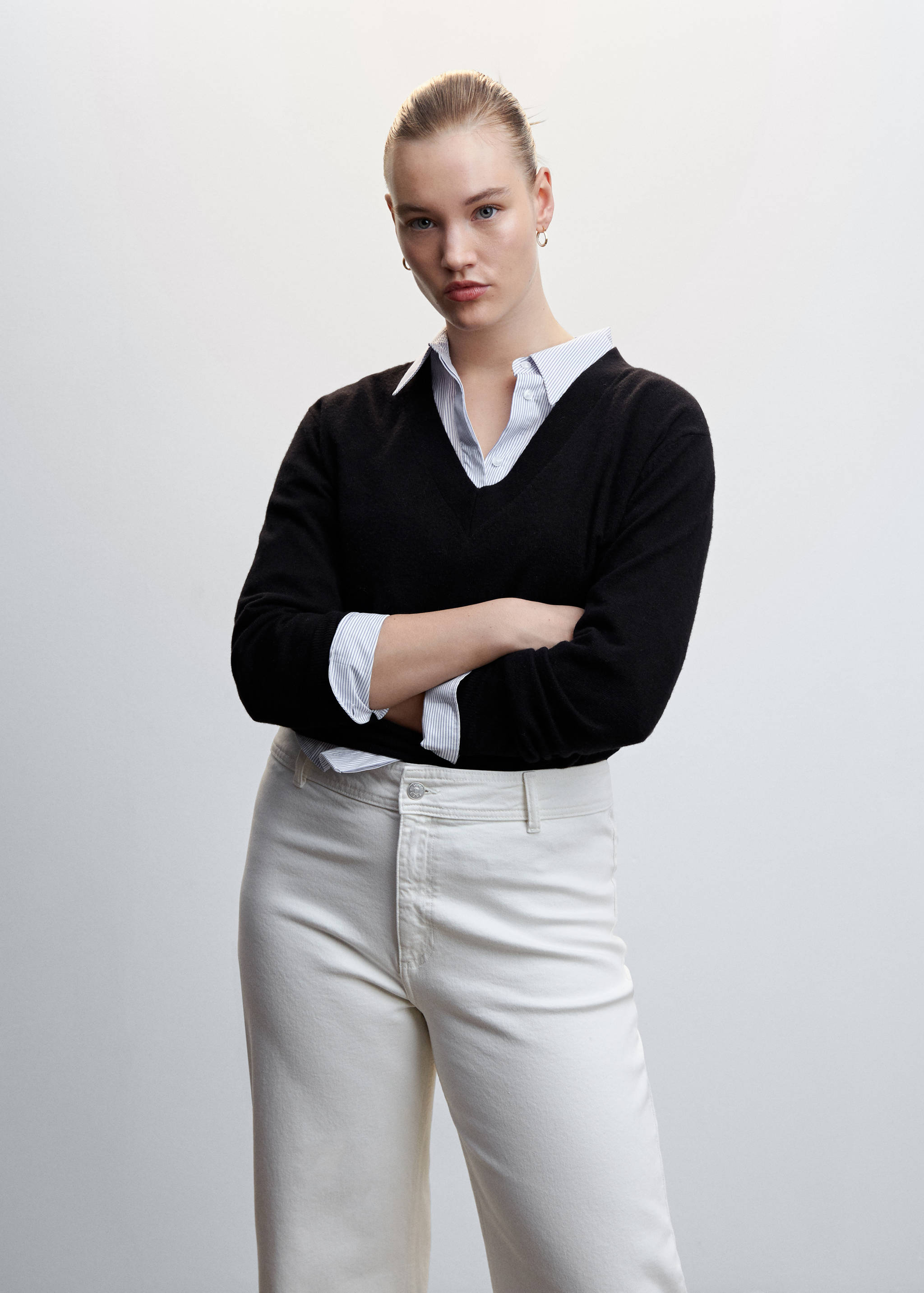 Jeans culotte tiro alto - Detalle del artículo 5