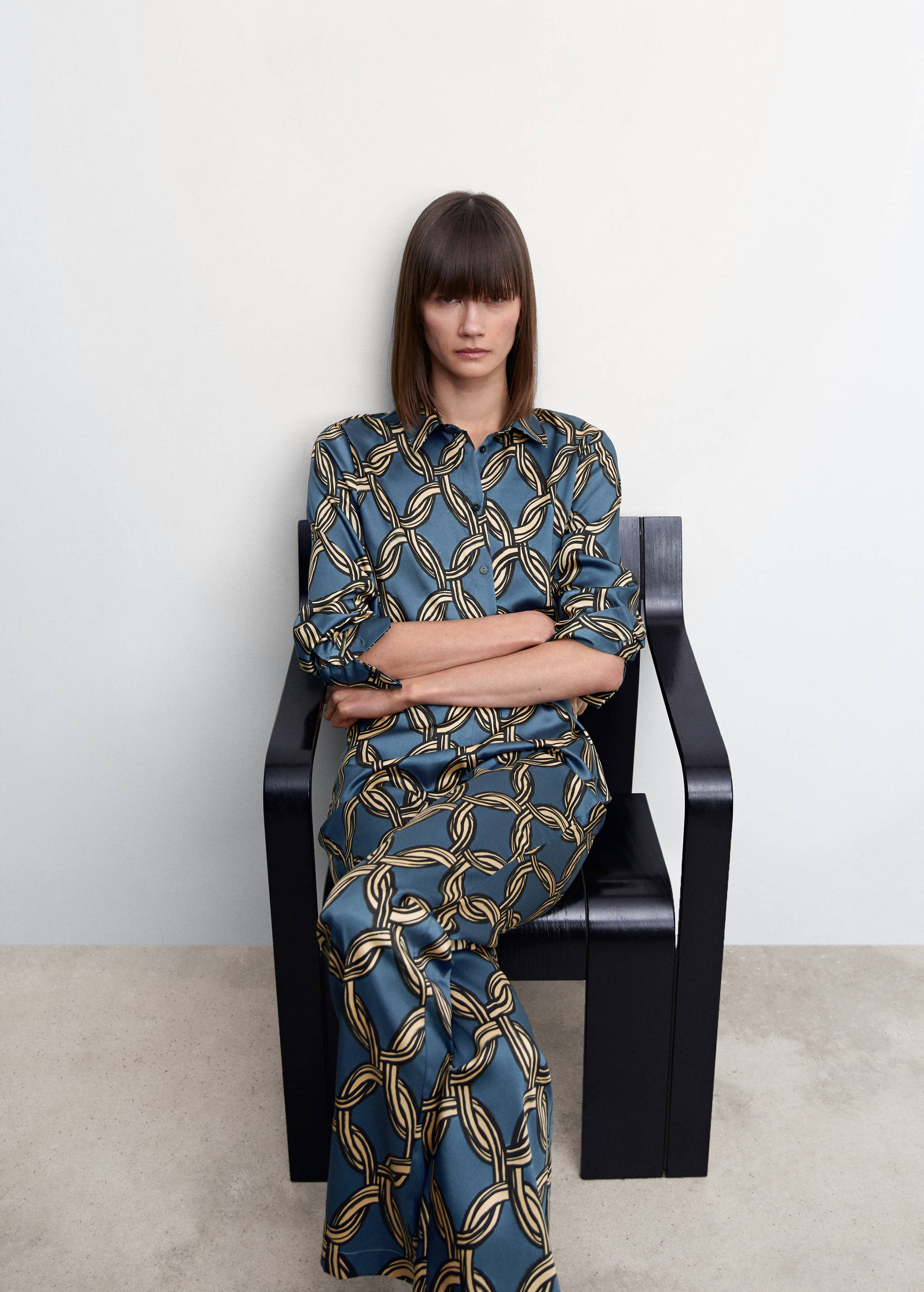 Bedrukte satijnen broek - Detail van het artikel 2