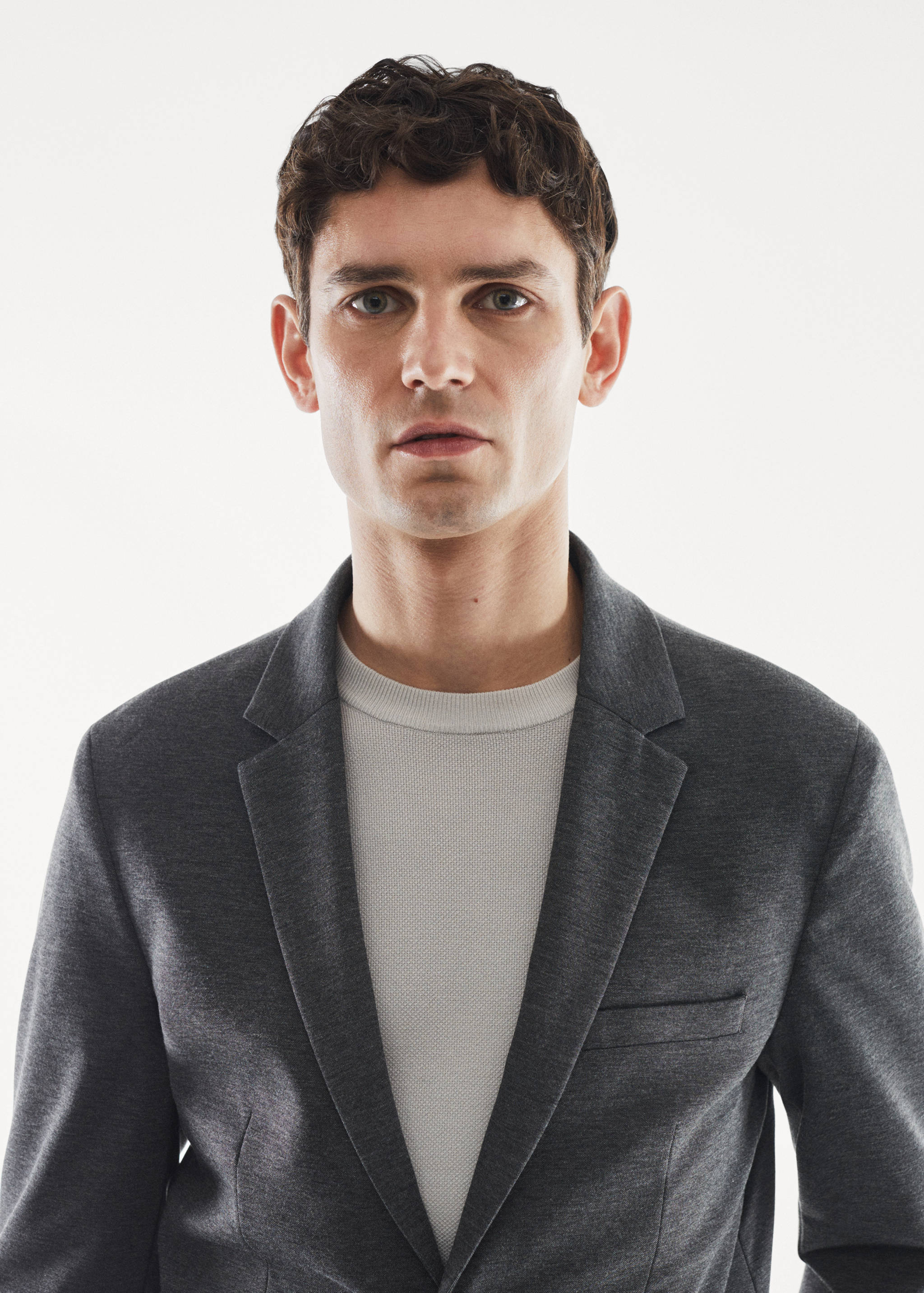 Slim Fit-Anzugjacke in Stretch-Optik - Detail des Artikels 1