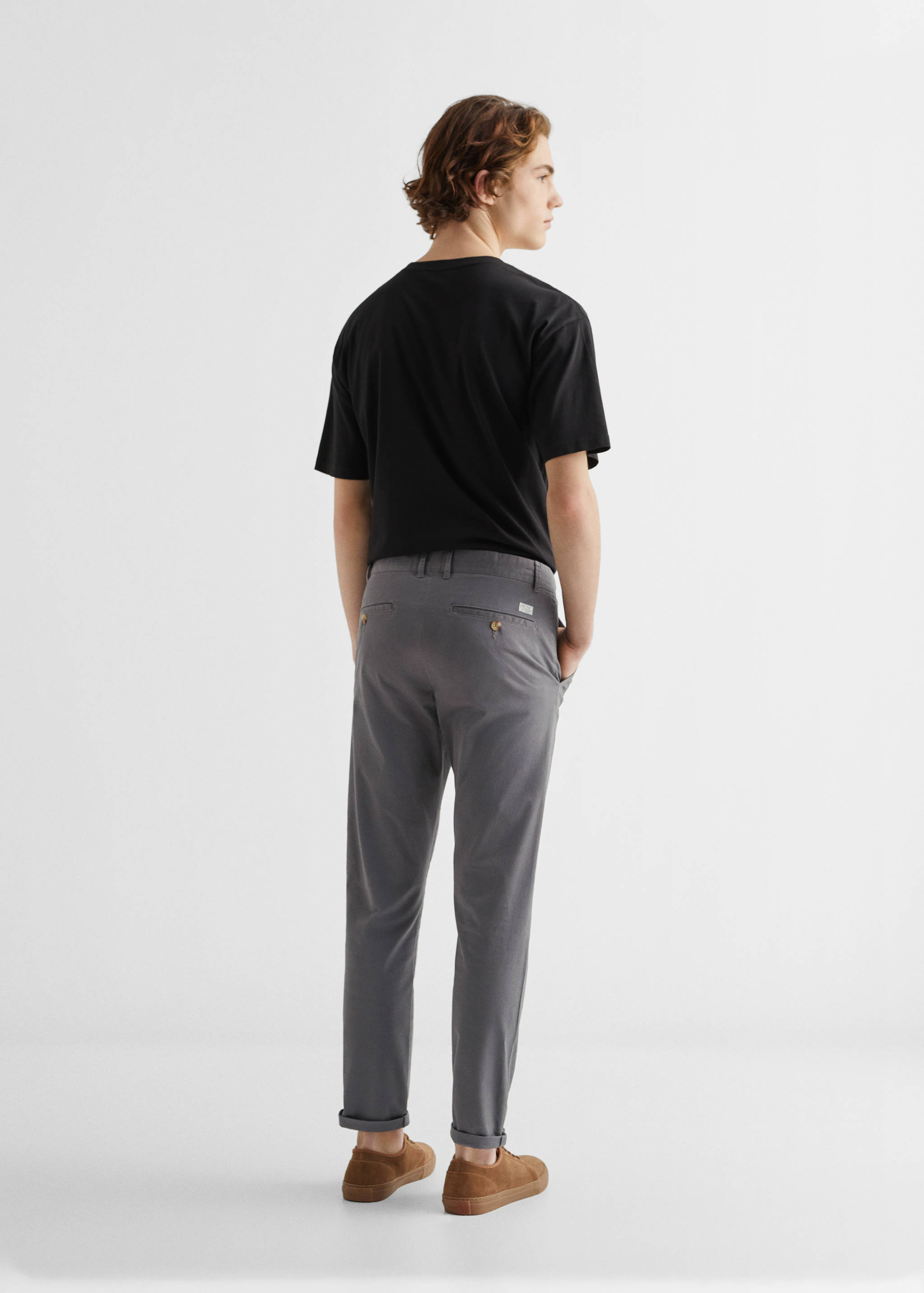 Cotton chinos - Reverse of the article