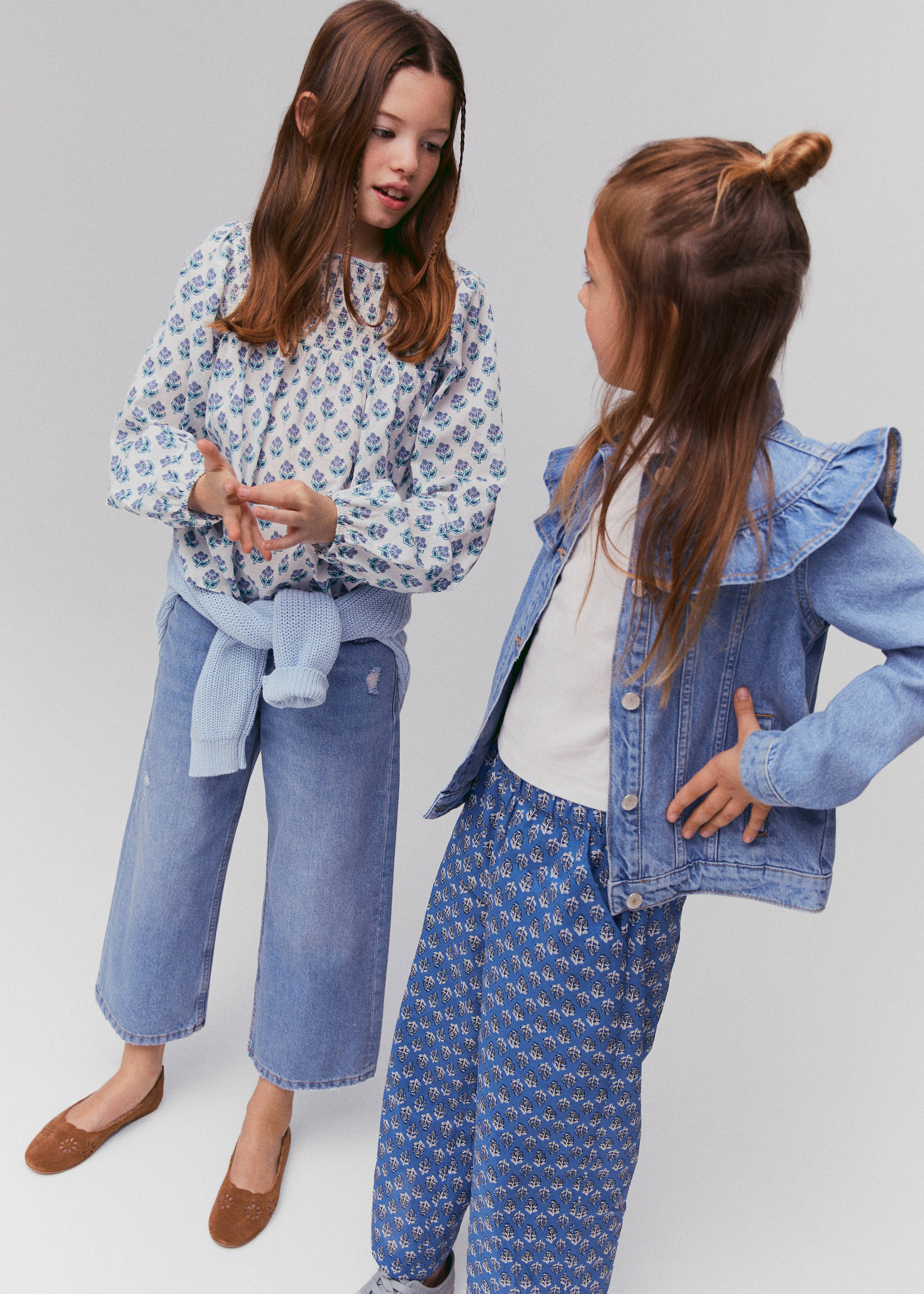 Flower print trousers - Details of the article 5