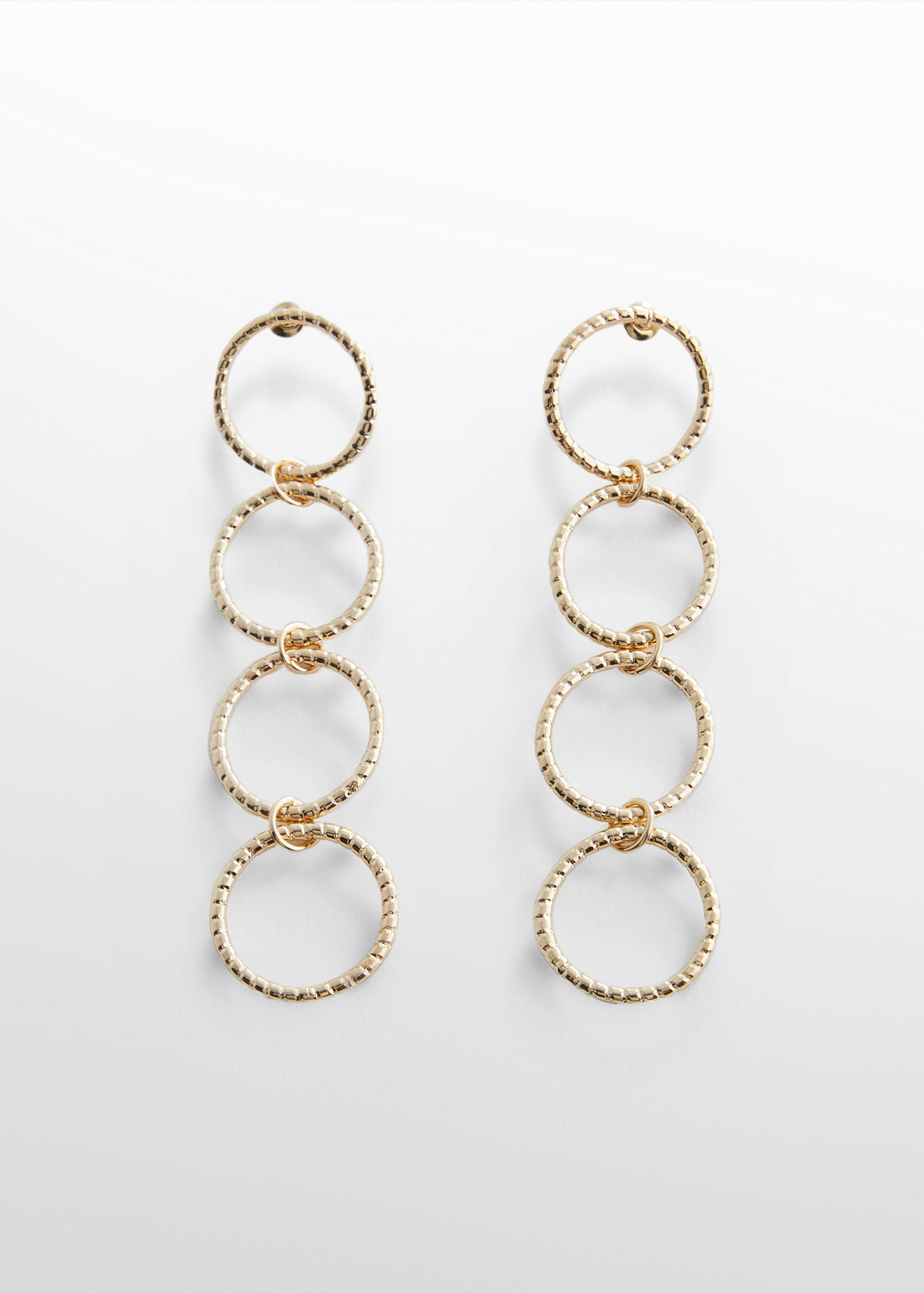 Intertwined hoop earrings - Article without model